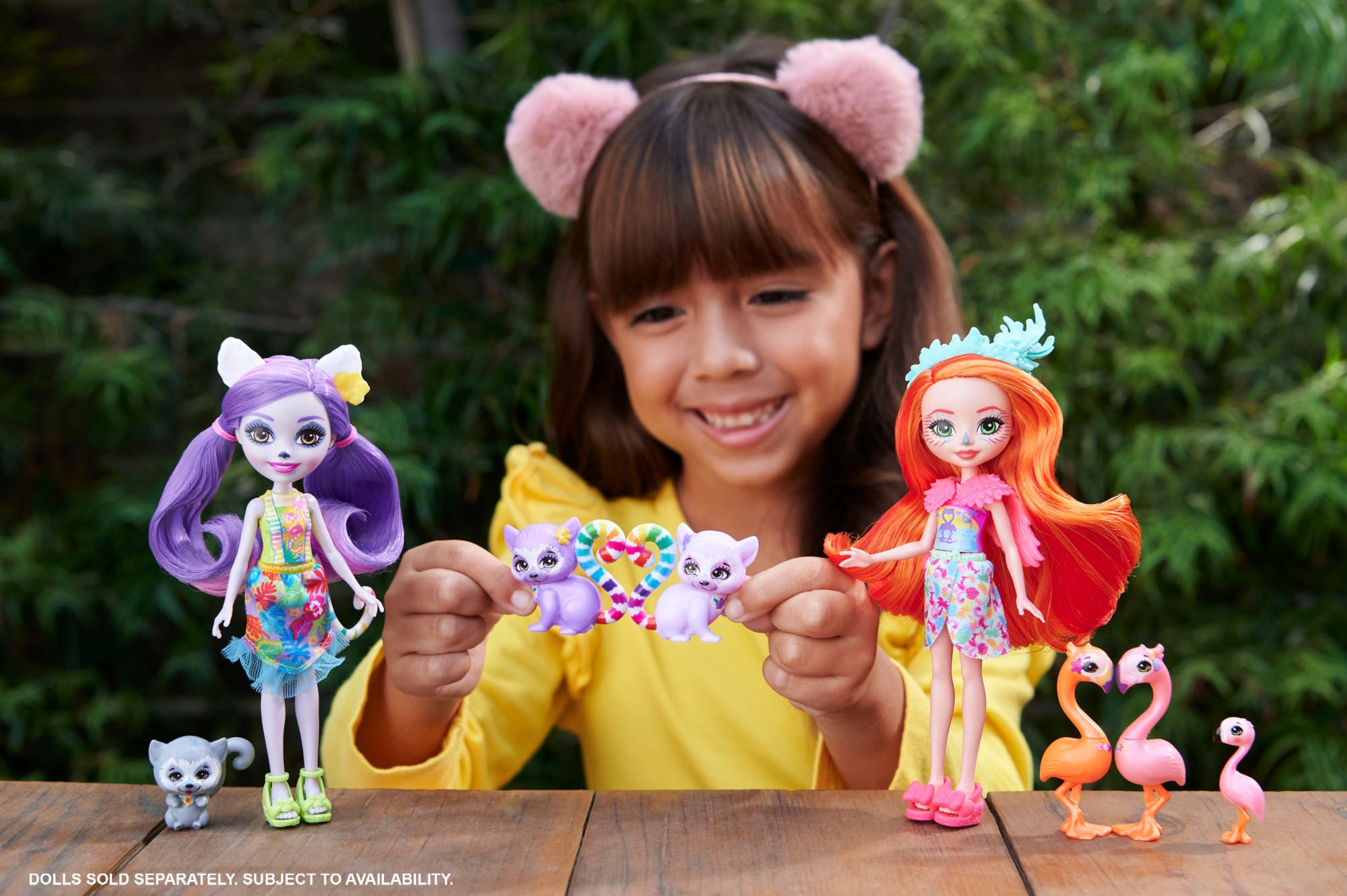 Enchantimals Minipuppe »Sunshine Beach, Lorinda Lemur Familie«