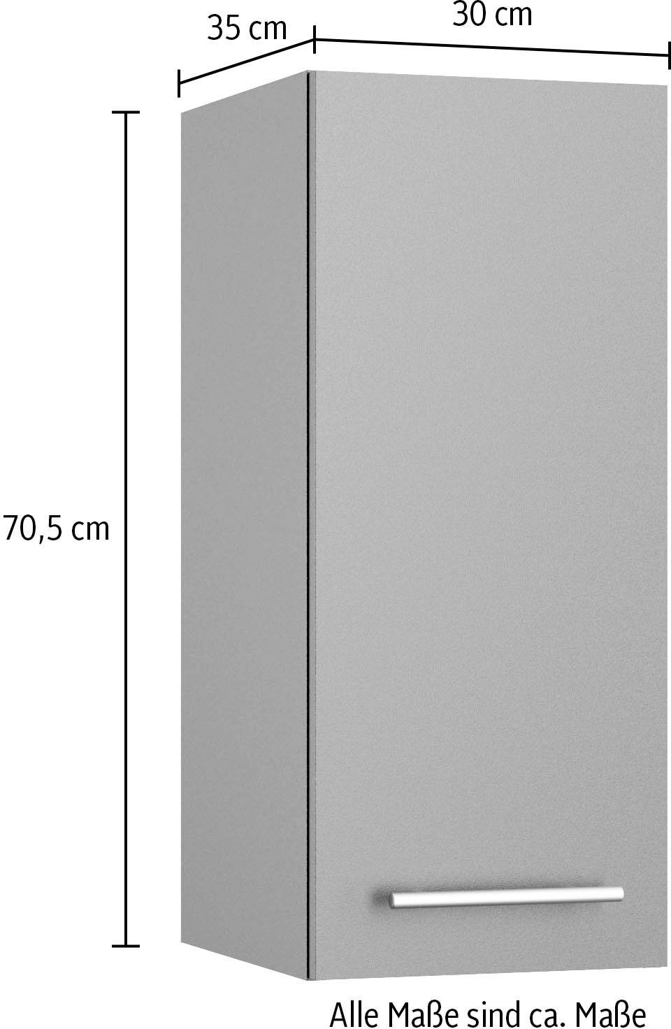 OPTIFIT Hängeschrank »Bern2«, Breite 30 cm, 1 Tür, 2 Einlegeböden