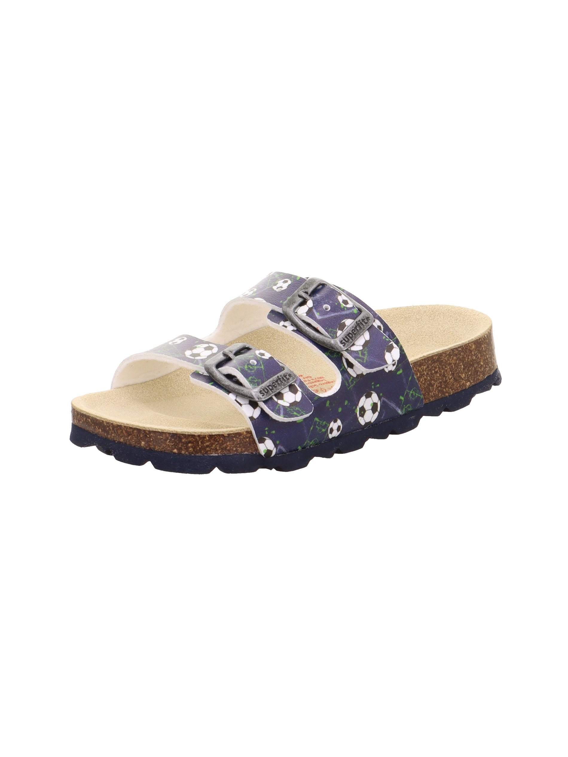 Superfit Pantolette "WMS: mittel" Schlappen, Hausschuh mit Schnallen, Größenschablone zum Download