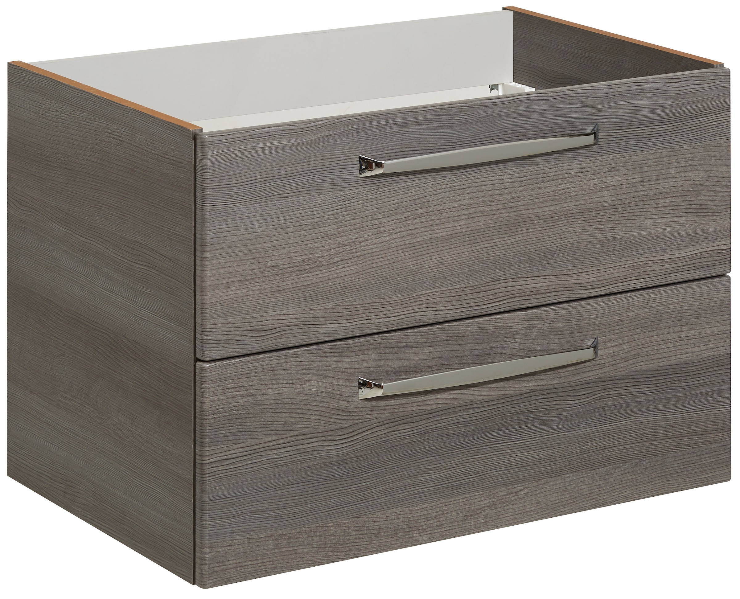 Saphir Badmöbel-Set »Trentino 2-teilig Keramik-Waschtisch mit LED-Spiegelschrank«, (3 St.), Badmöbel-Set 79cm breit, inkl. Türdämpfer, 3 Türen, 2 Auszügen