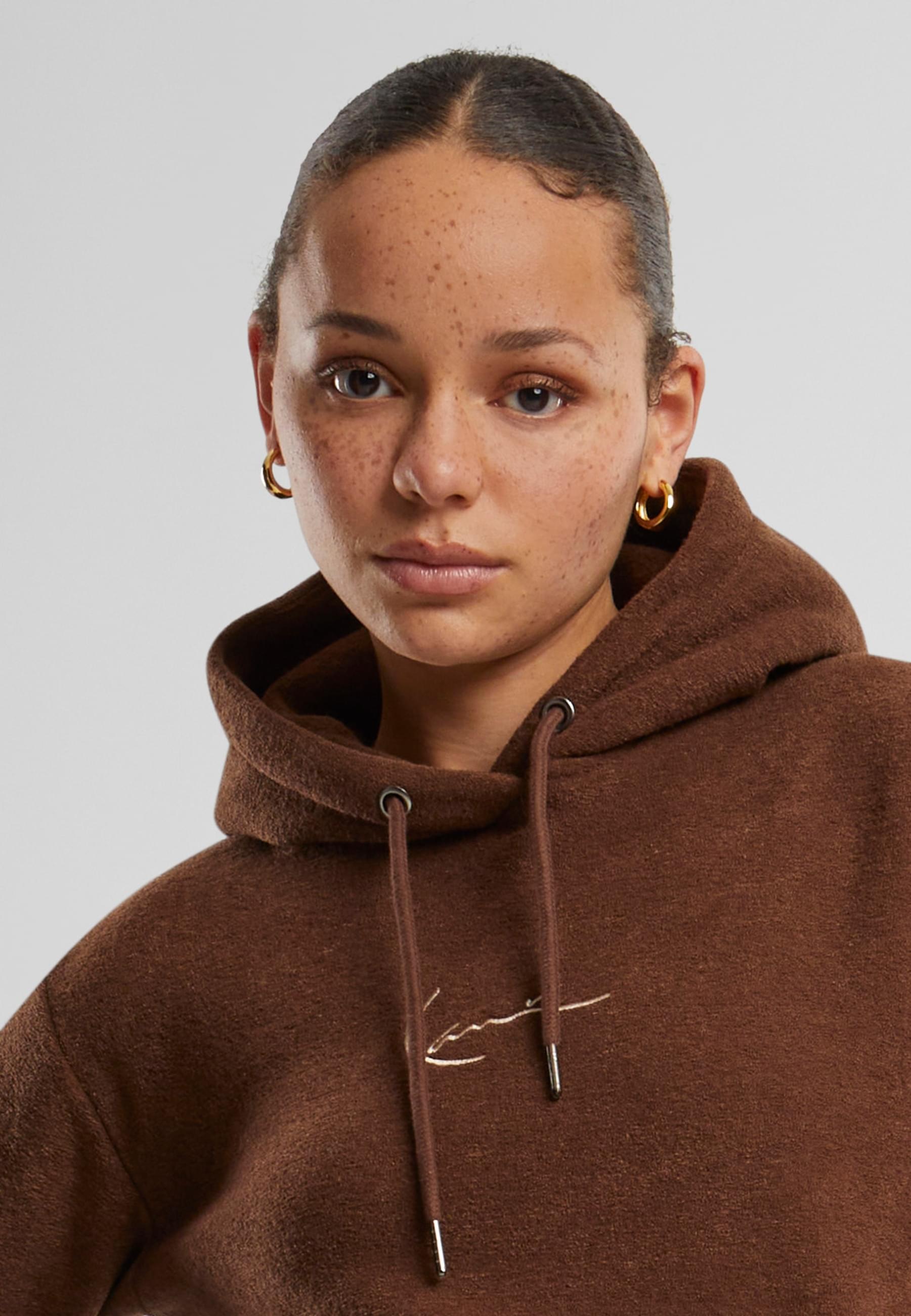 Karl Kani Kapuzenpullover »Karl Kani Damen KW231-044-1 KK Small Signature Hoodie«, (1 tlg.)