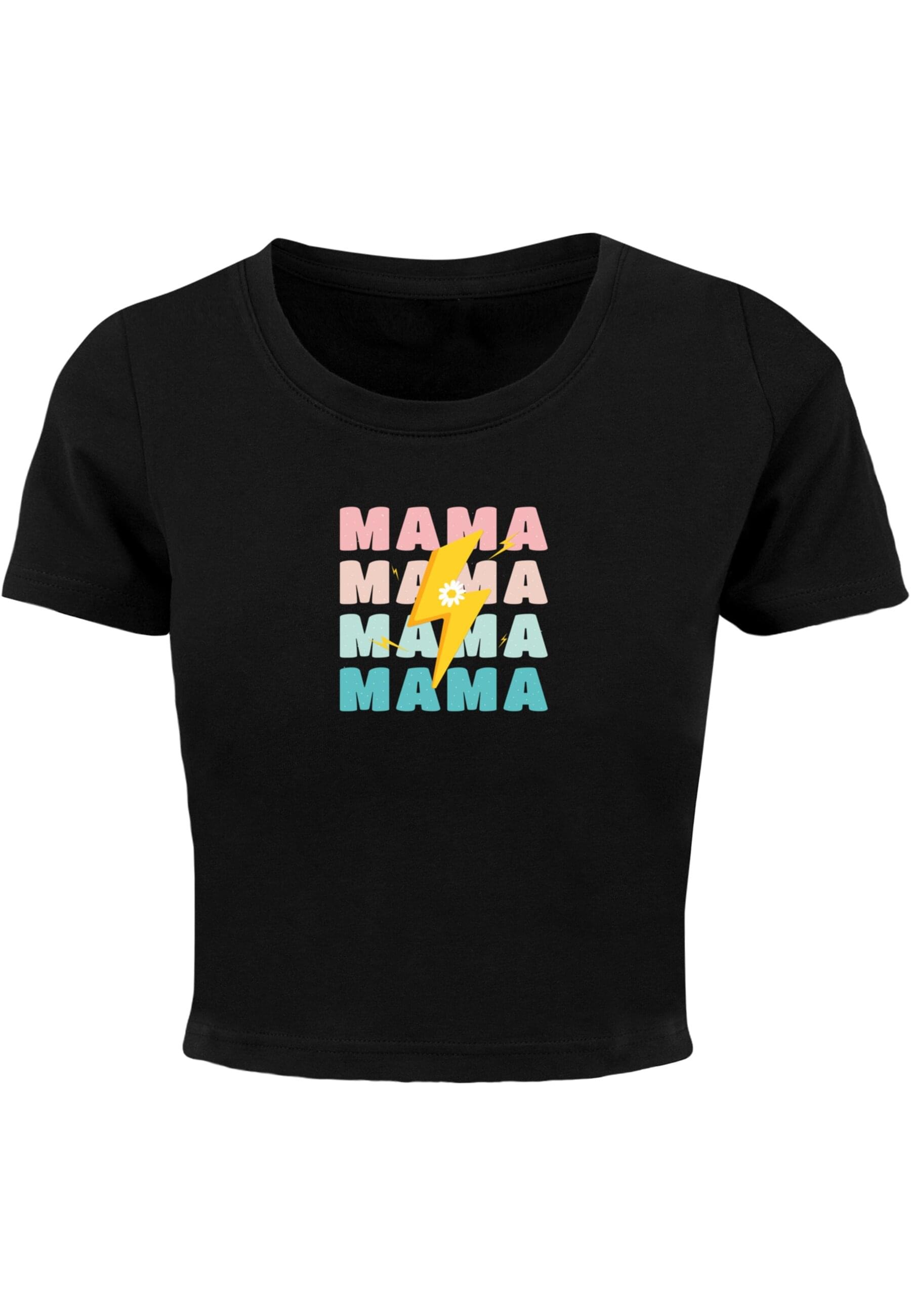 Merchcode T-Shirt "Merchcode Damen Ladies Mothers Day - Mama Cropped Tee" günstig online kaufen