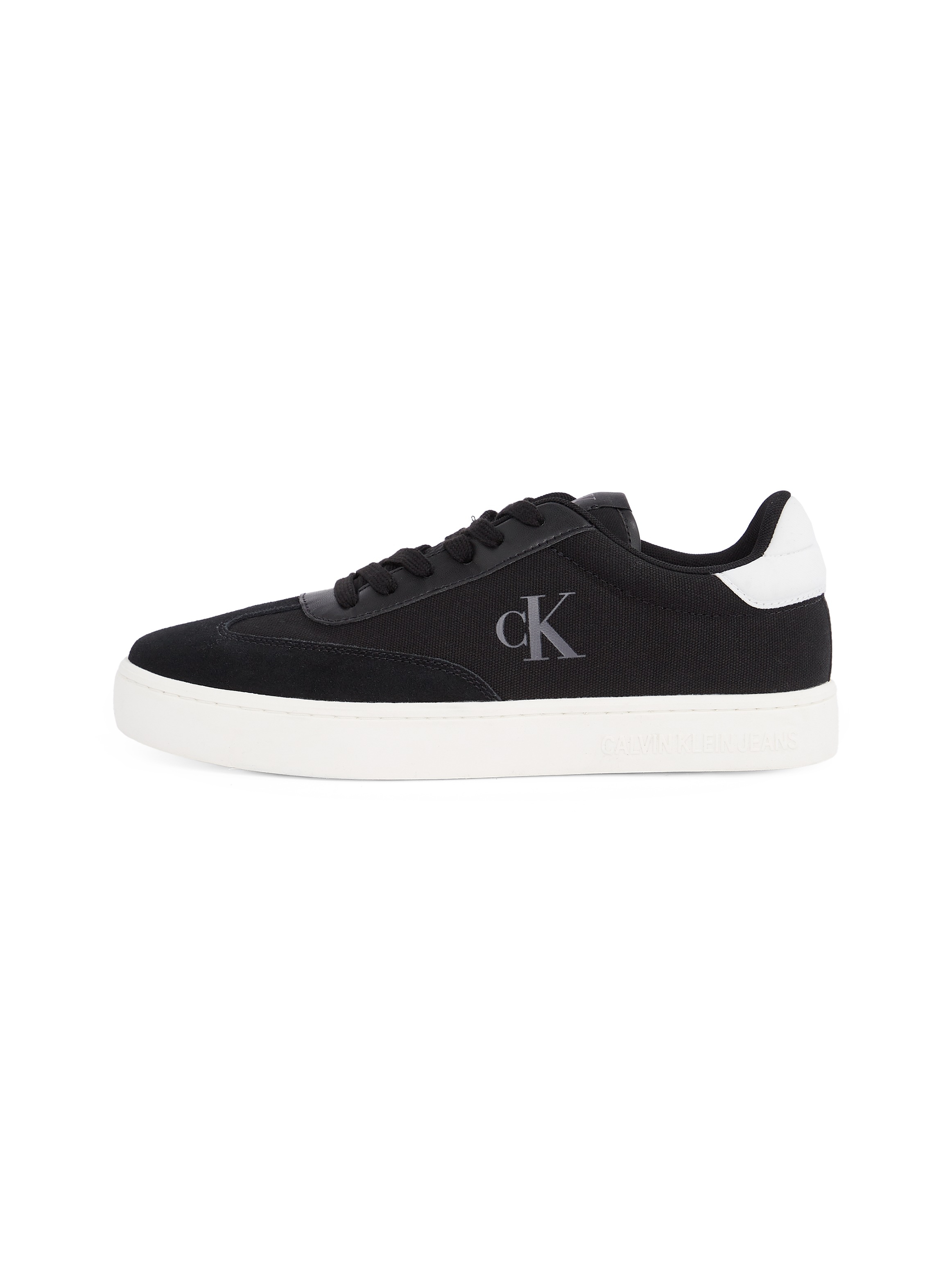 Calvin Klein Jeans Sneaker »CLASSIC CUPSOLE LOW MIX MG«, Schnürschuh, Halbschuh, Freizeitsneaker mit Logoschriftzug