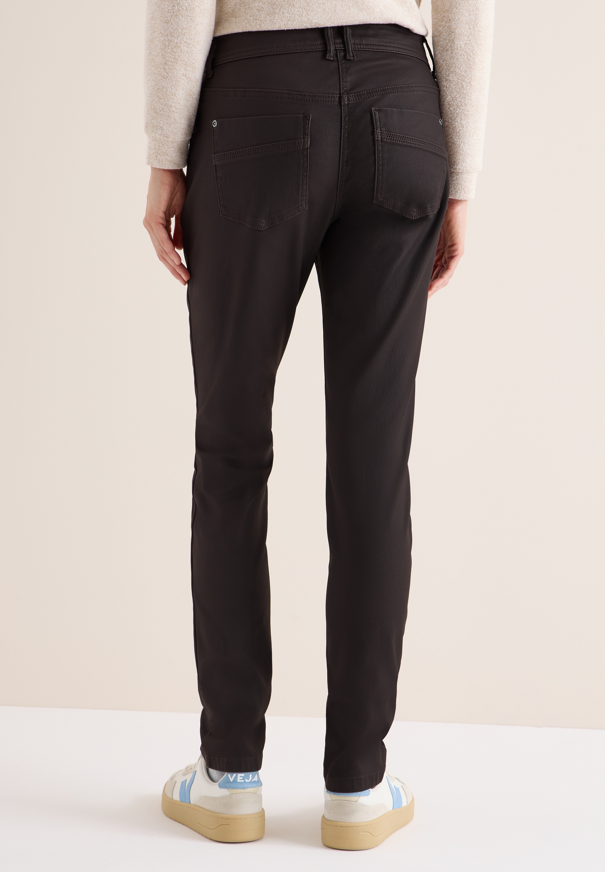 Cecil 5-Pocket-Hose mit leichtem Glanz günstig online kaufen