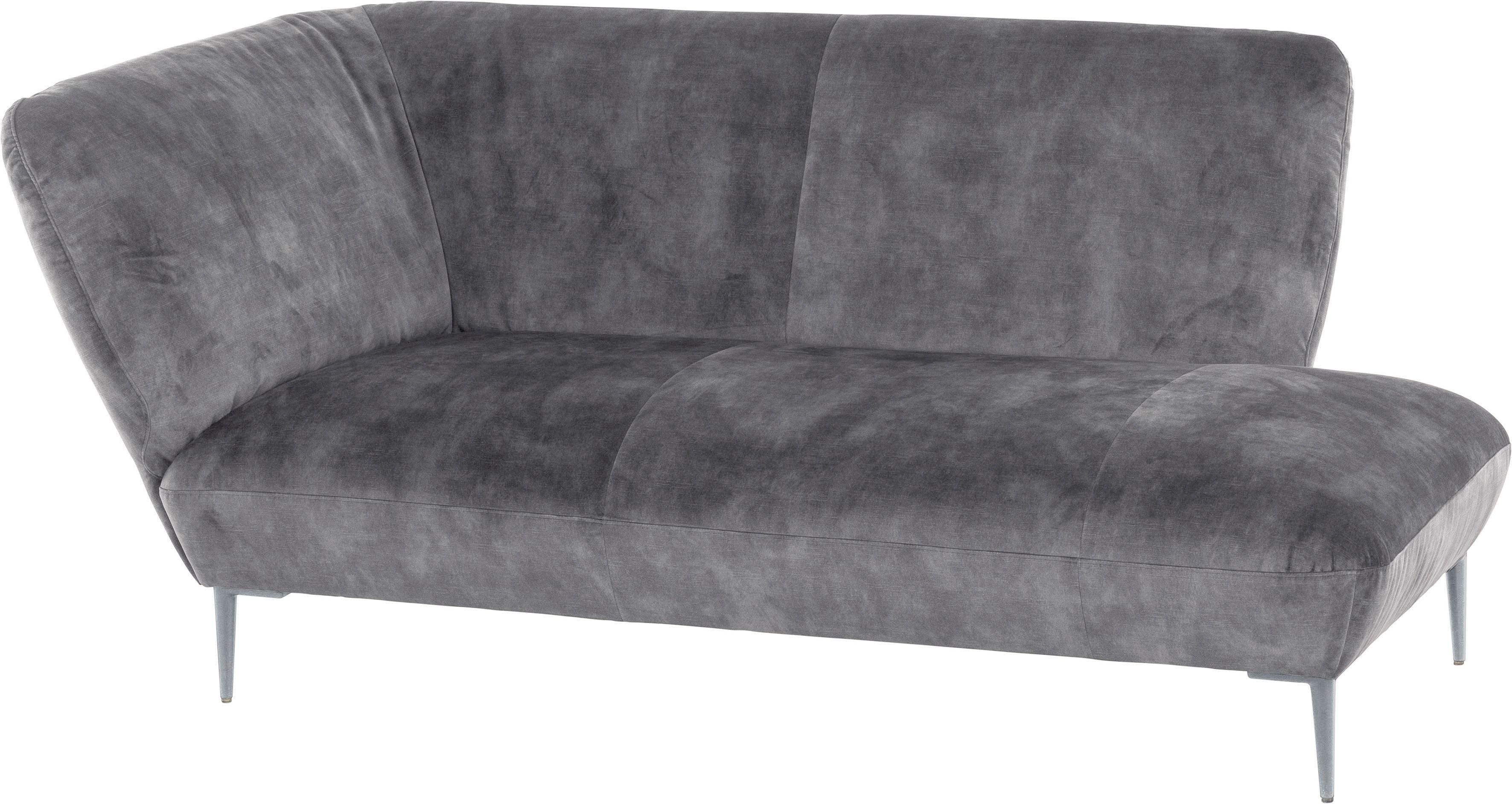 Preisvergleich für W.SCHILLIG Chaiselongue Villeroy & Boch ELLA, Füße  Silber matt, BxHxT 187x96x81 cm, aus Keramik, SKU: 29264700 | Ladendirekt