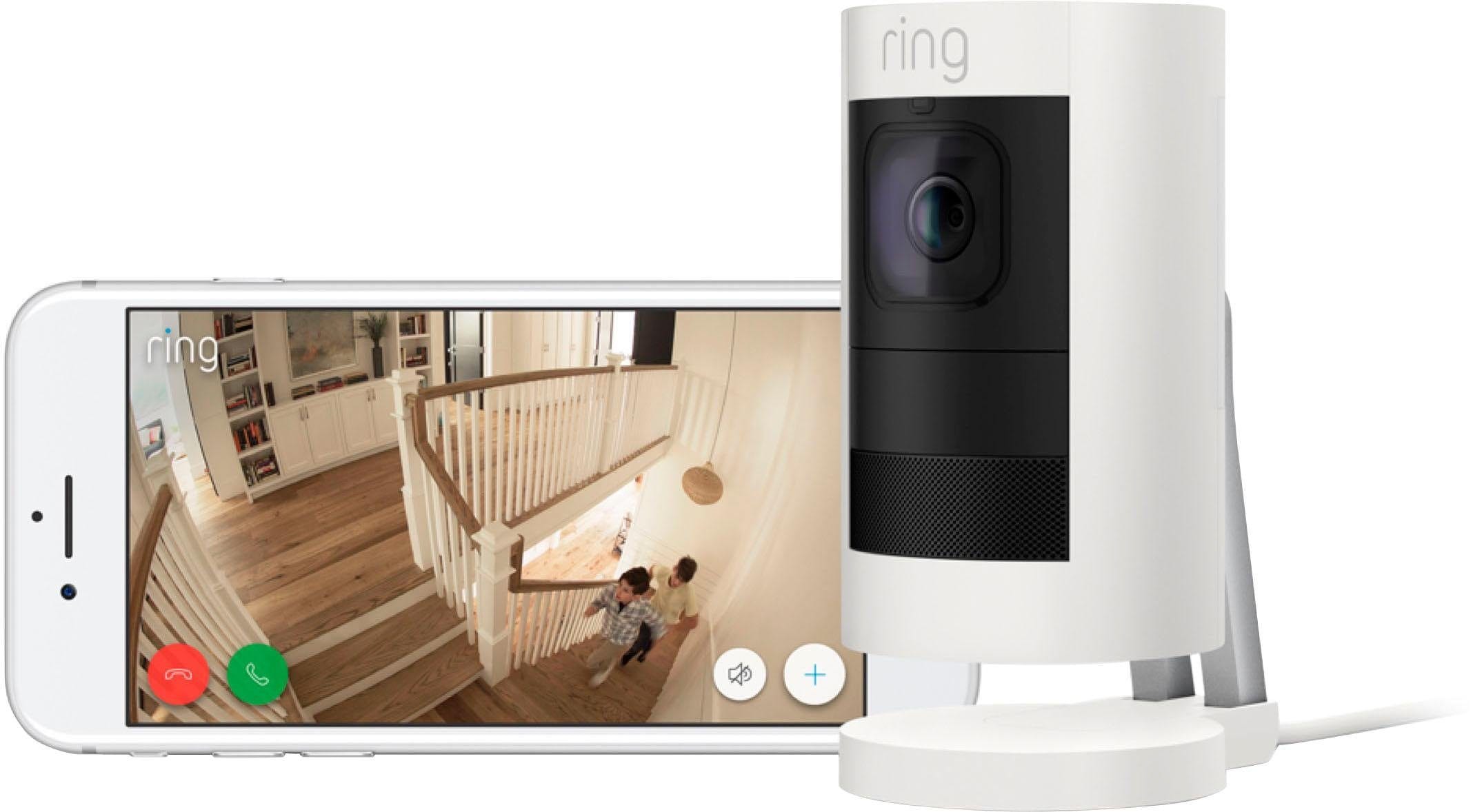 Ring Smart Home Kamera »Stick Up Cam Elite«, Außenbereich-Innenbereich