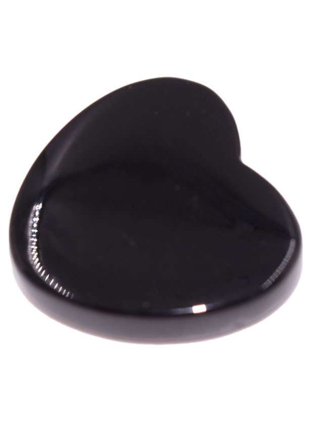 Firetti Edelstein »Schmuck Geschenk Herz«, (1 St.), Onyx, Handschmeichler
