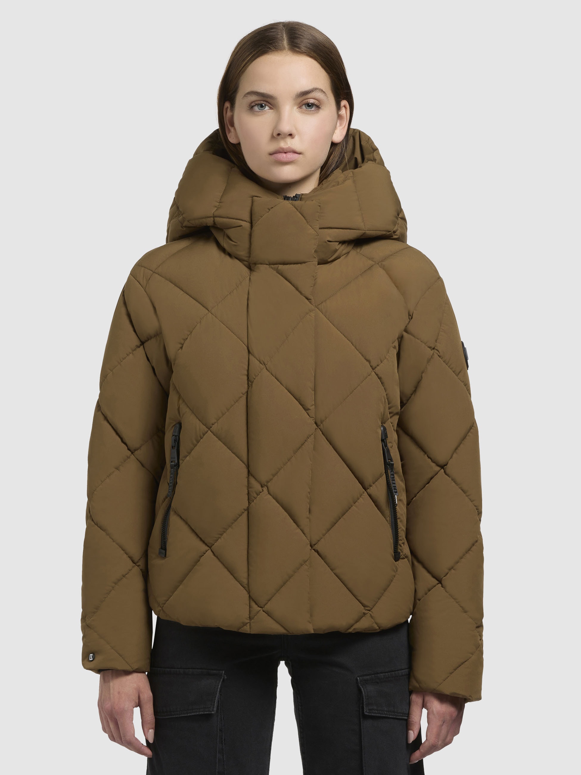 khujo Steppjacke »KIMBA«, mit Kapuze