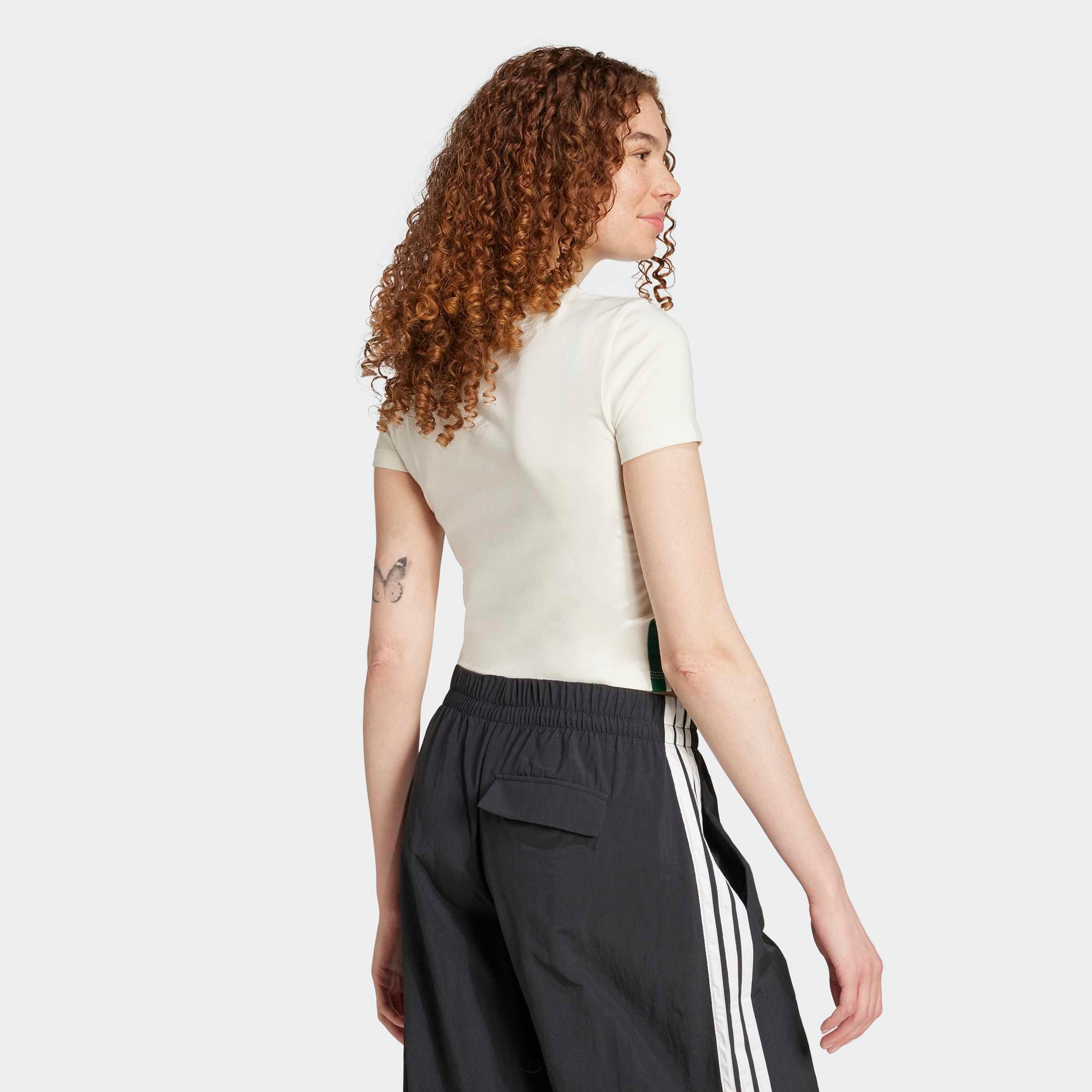 Thumbnail - adidas Sportswear T-Shirt "PIZZA TEE" aus Baumwolljersey mit Elasthan, pflegeleicht