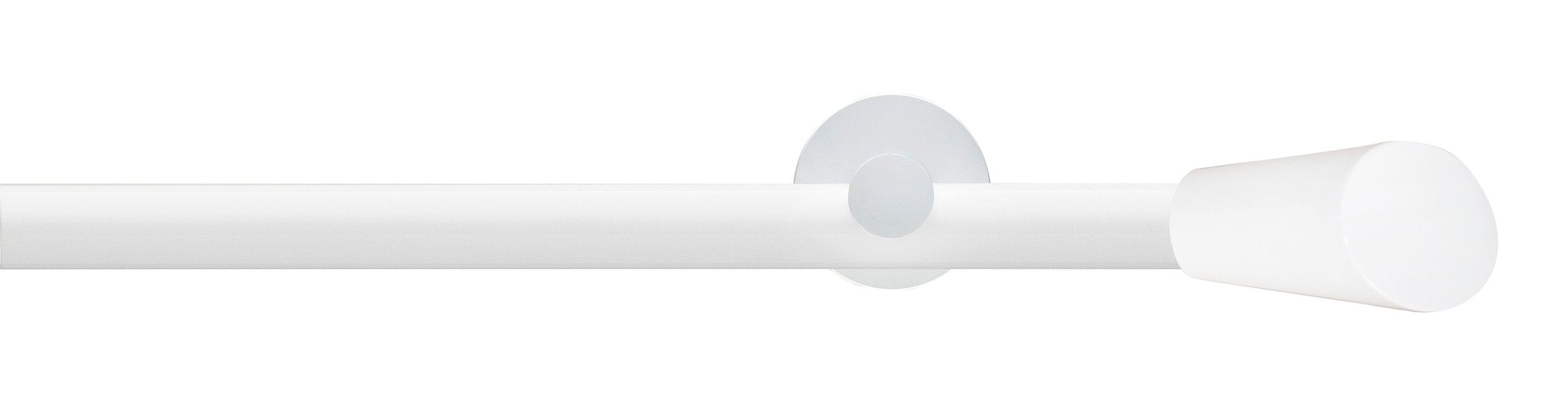 GARESA Gardinenstange "WHITE" Ø 20 mm 2 läufig-läufig Wunschmaßlänge Vorhan günstig online kaufen