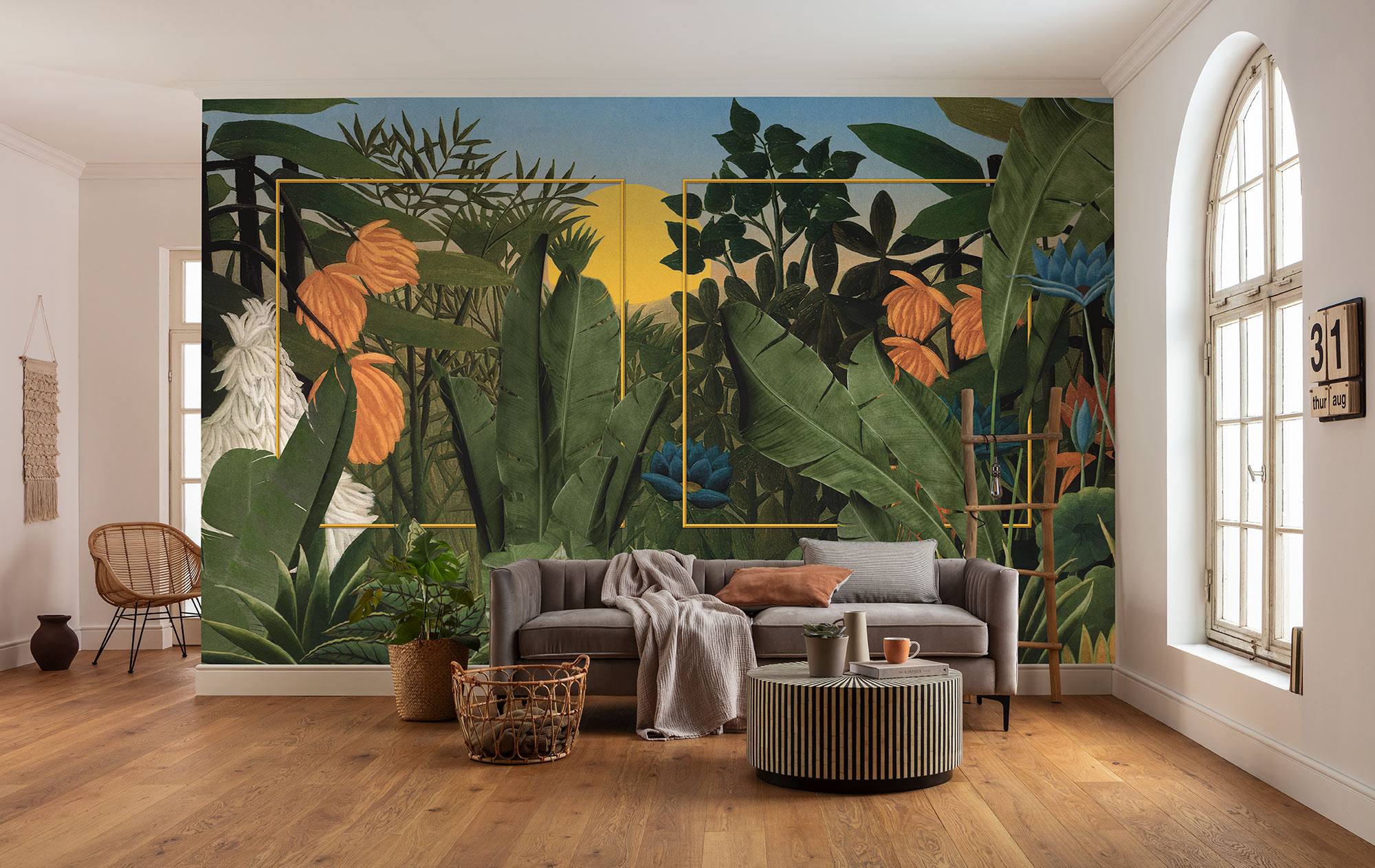 Komar Fototapete "Komar Vlies Fototapete - Rousseau Remix - Größe 350 x 250 cm" bedruckt glatt