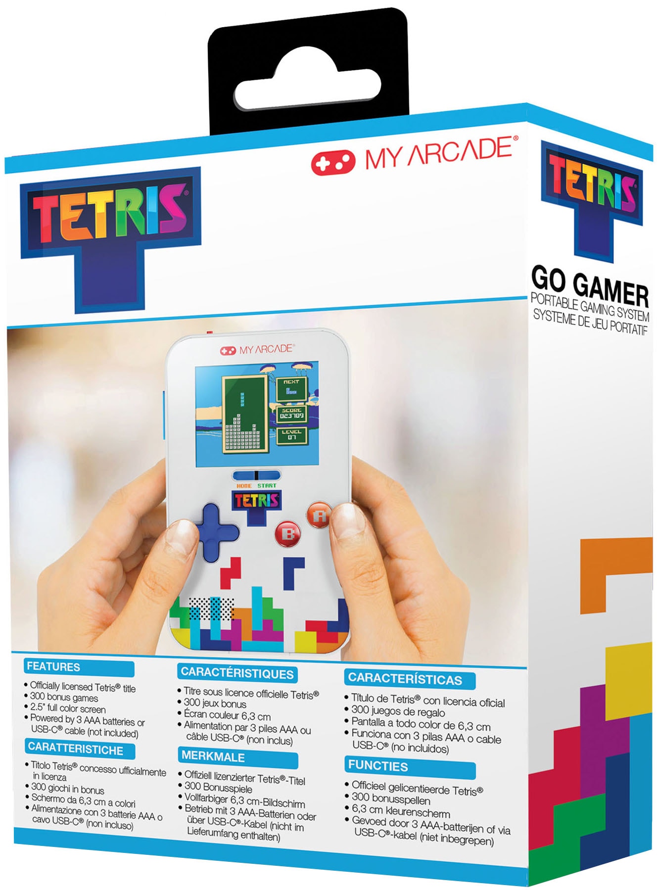 MYARCADE Retro Konsole »Go Gamer Tetris«