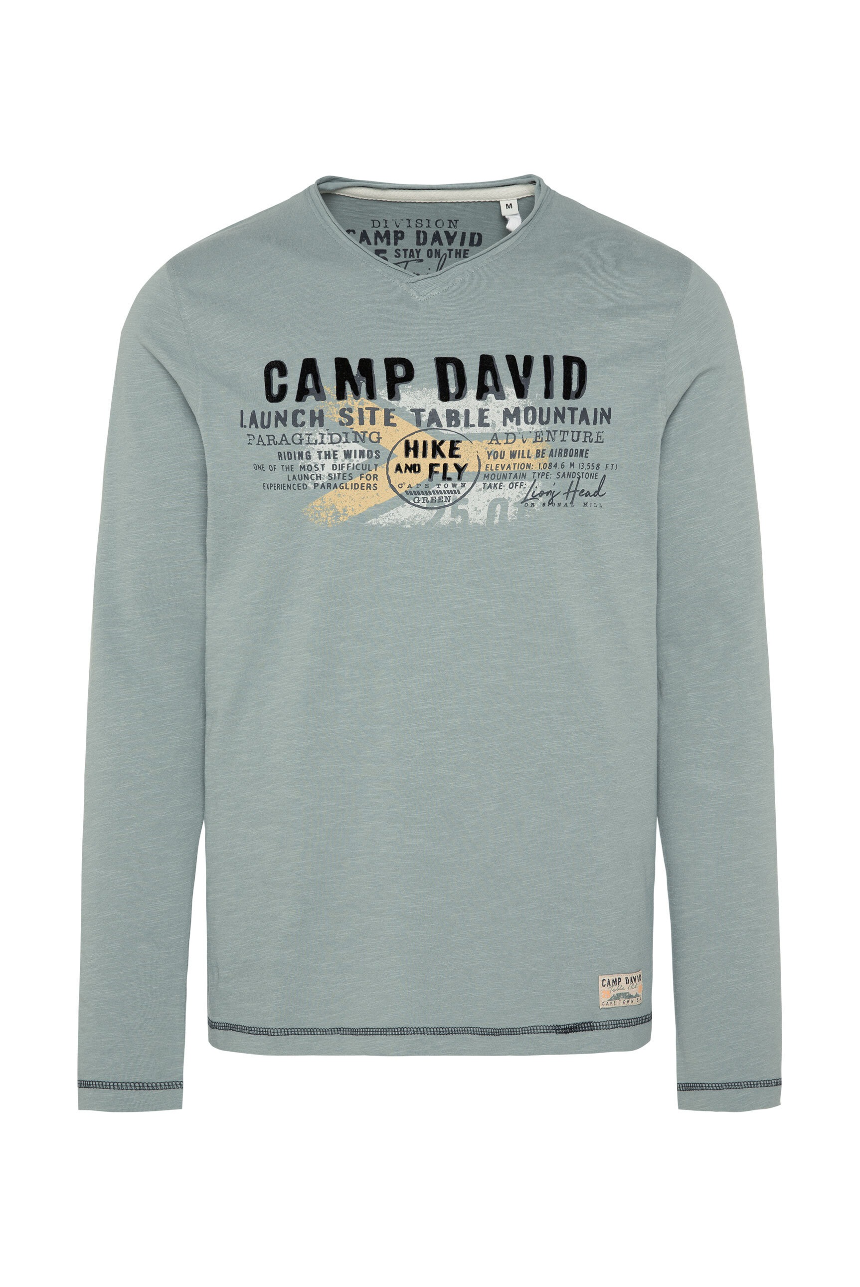 CAMP DAVID Langarmshirt, aus Baumwolle günstig online kaufen