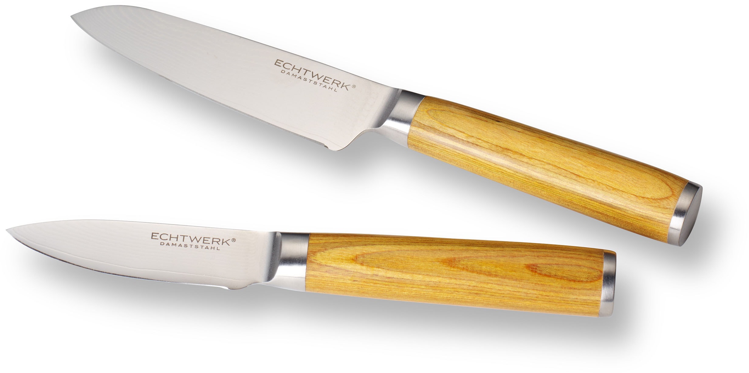 ECHTWERK Messer-Set Damazener, (Santokumesser / Schälmesser inkl. Aufbewahrungsbox)