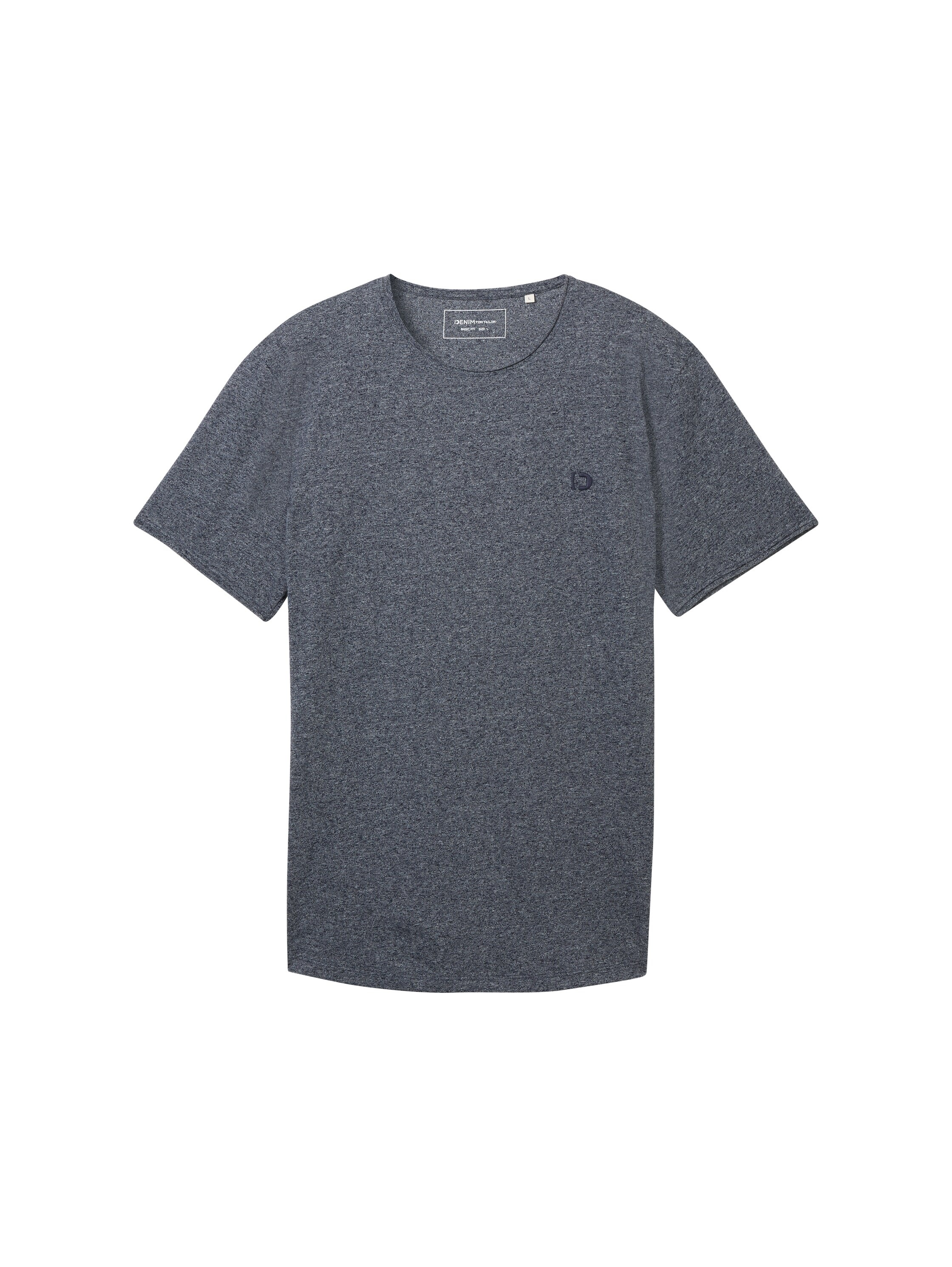 TOM TAILOR Denim T-Shirt, in Melange Optik