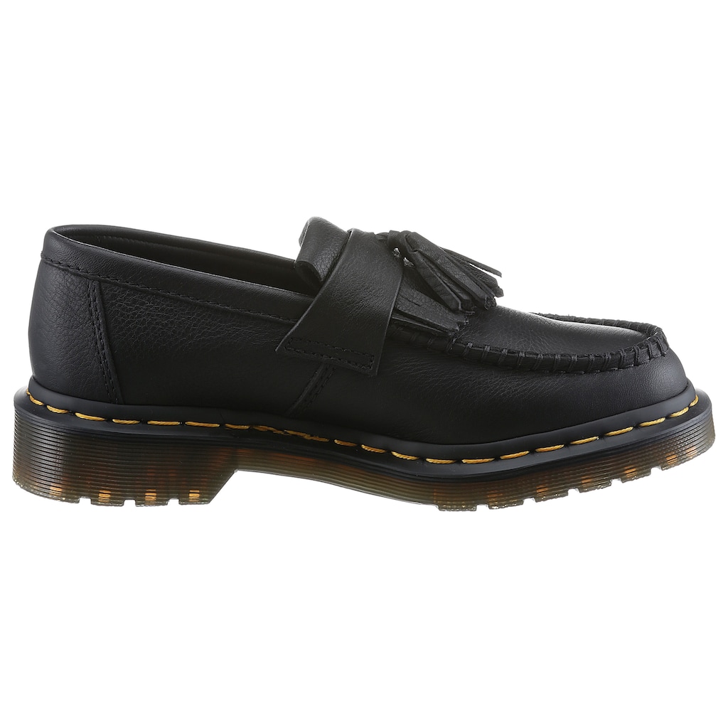 DR. MARTENS Mokassin »Black Virginia Adrian«, Chunky Slipper, Schlupfschuh mit modischer Tassel