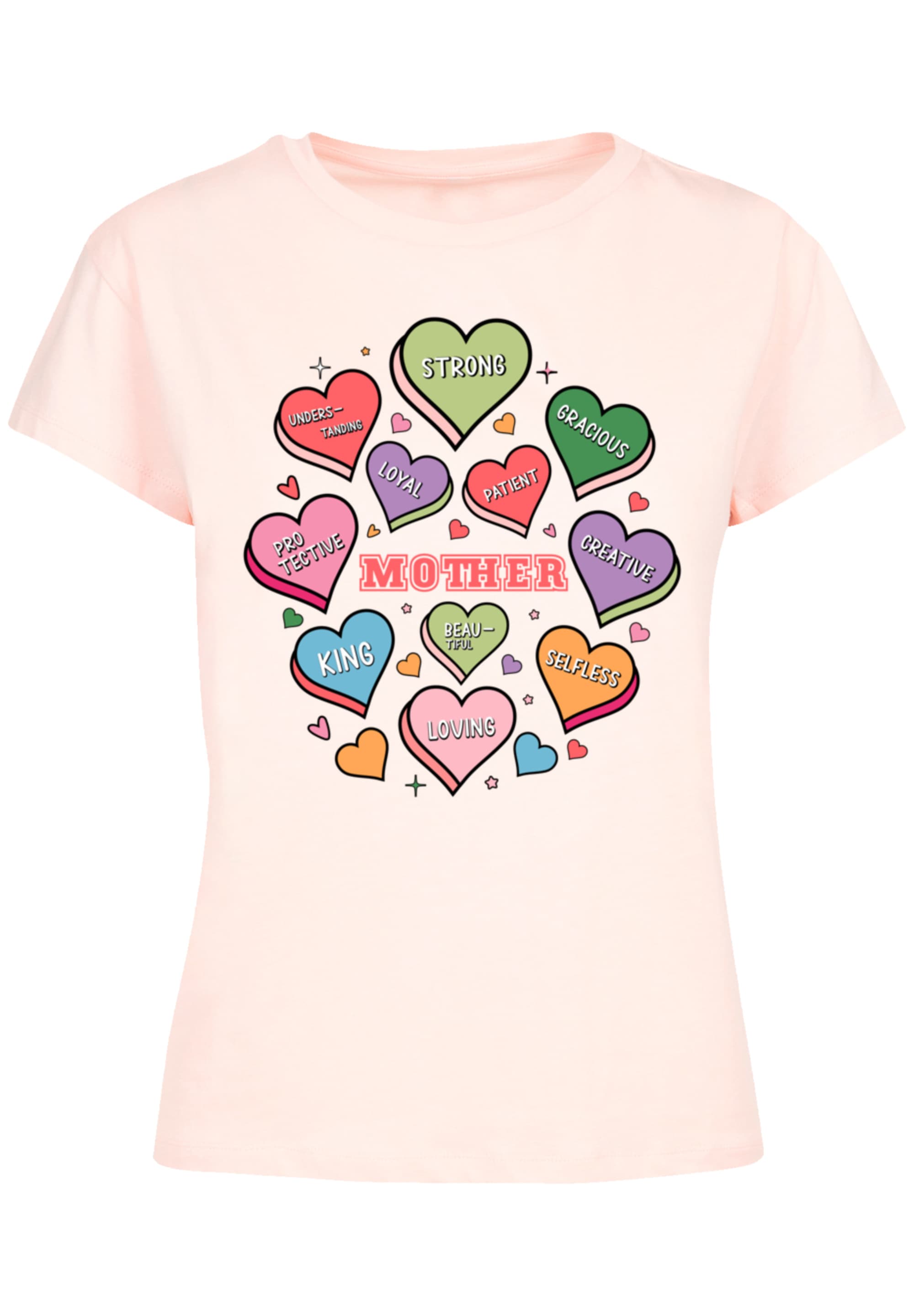 F4NT4STIC T-Shirt »Muttertag Mama Herzen«, Premium Qualität
