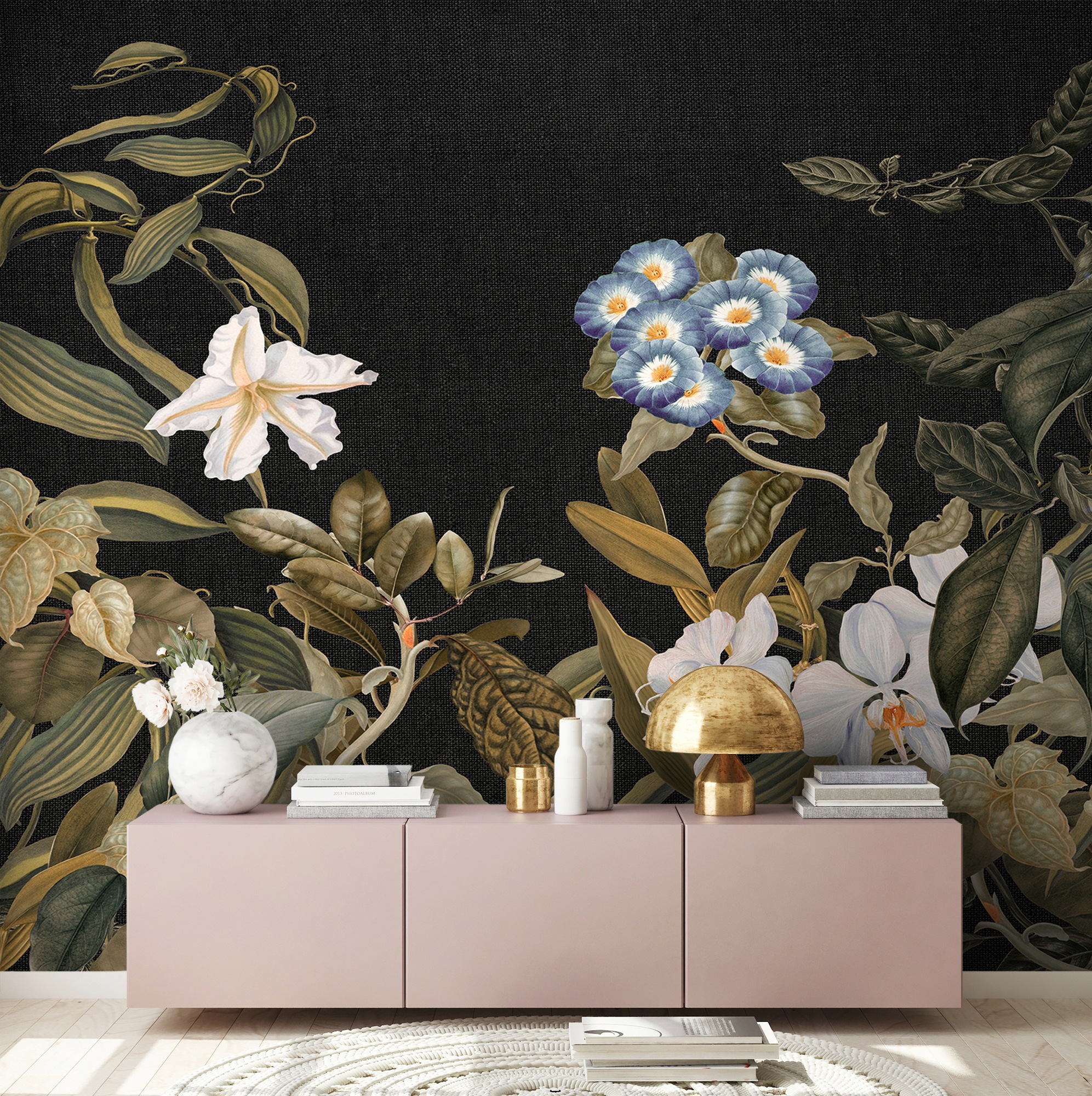 Architects Paper Fototapete »Atelier 47 Botanic Sketch 1«, floral, Vlies, Wand, Schräge, Decke