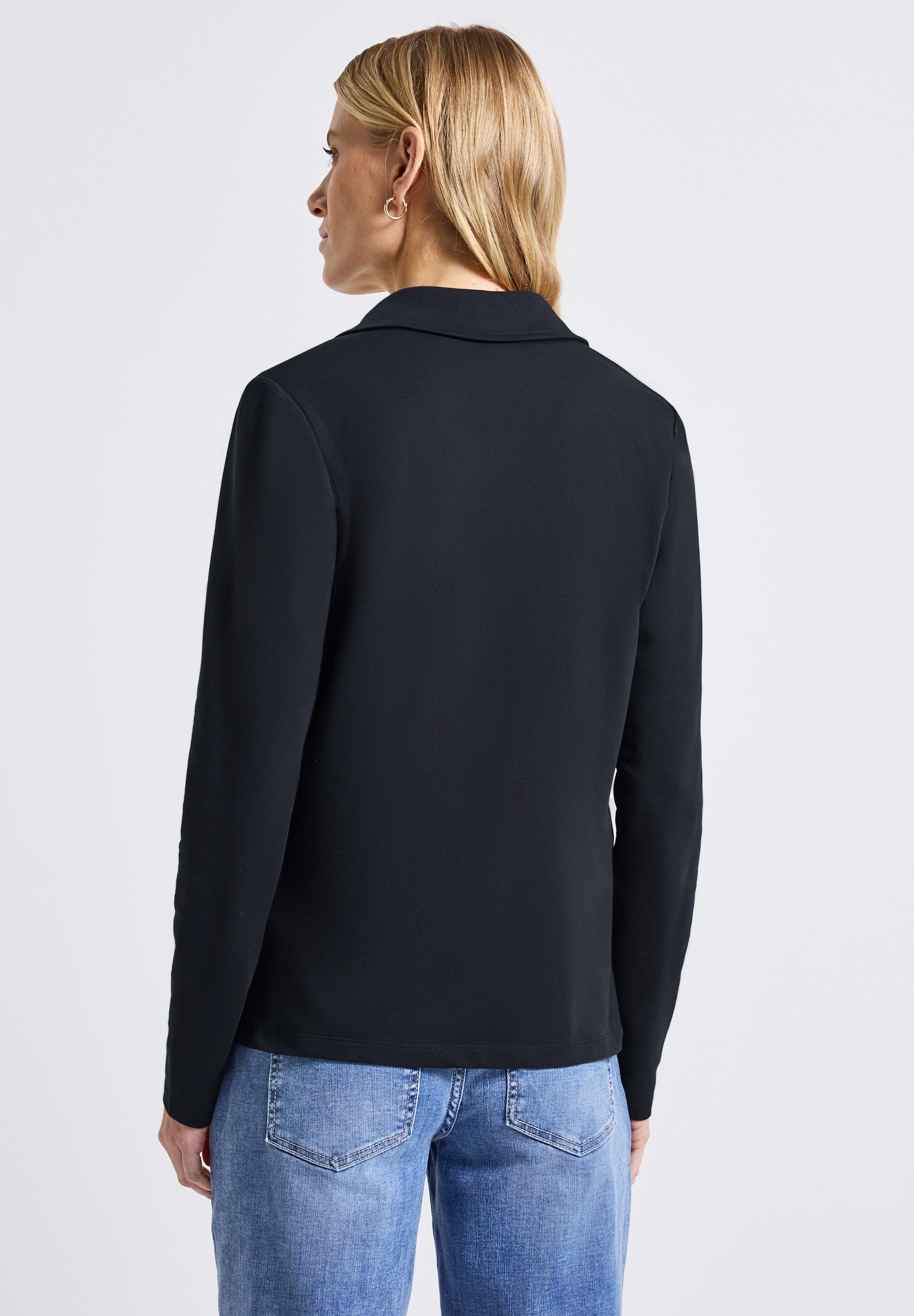 STREET ONE Kurzblazer, aus Baumwolle mit Stretchanteil