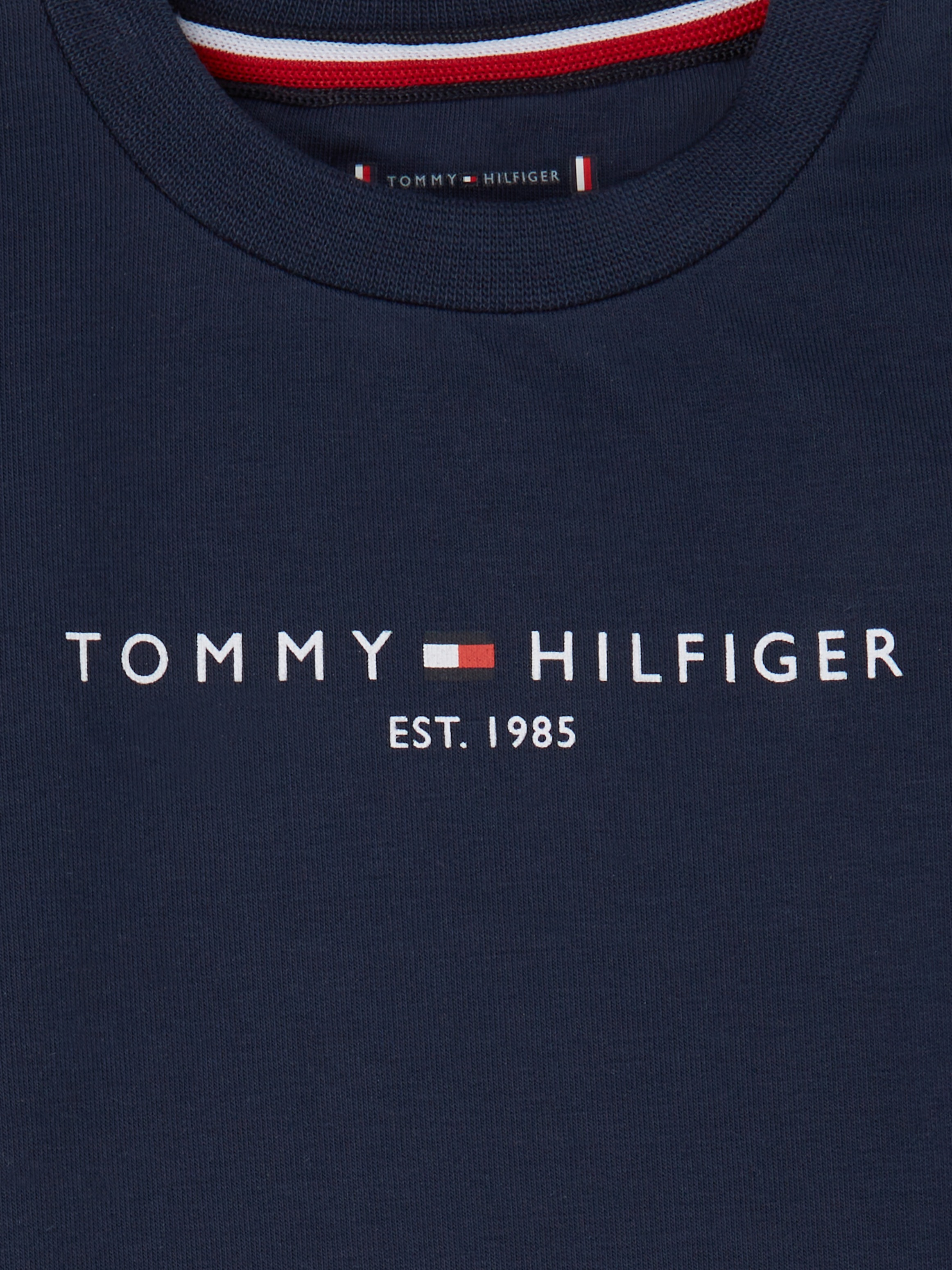 Thumbnail - Tommy Hilfiger Shirt & Hose "BABY ESSENTIAL CREWSUIT" Set, 2er, 2 Stk.