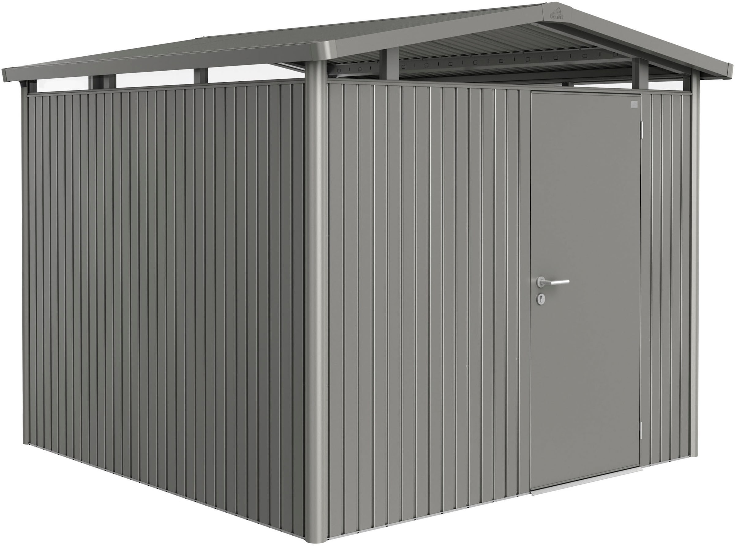 Biohort Gerätehaus "PANORAMA Gr. P4 quarzgrau-metallic mit Standardtür" aus günstig online kaufen