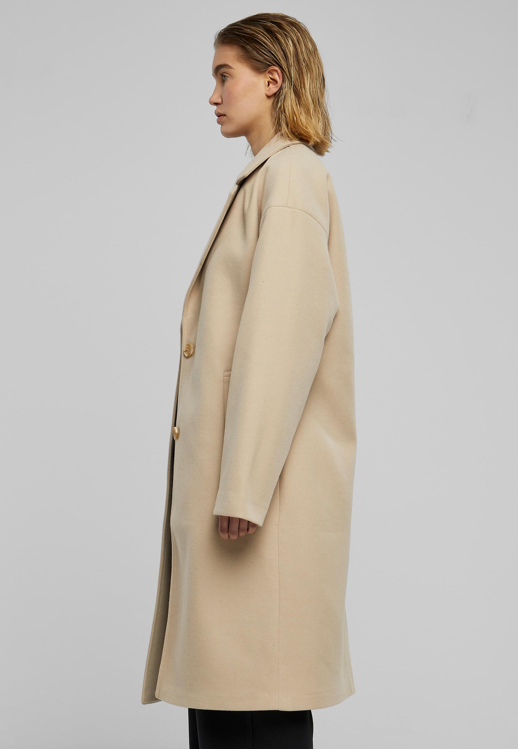 URBAN CLASSICS Winterjacke »Urban Classics Damen Ladies Oversized Long Coat«, (1 St.), ohne Kapuze