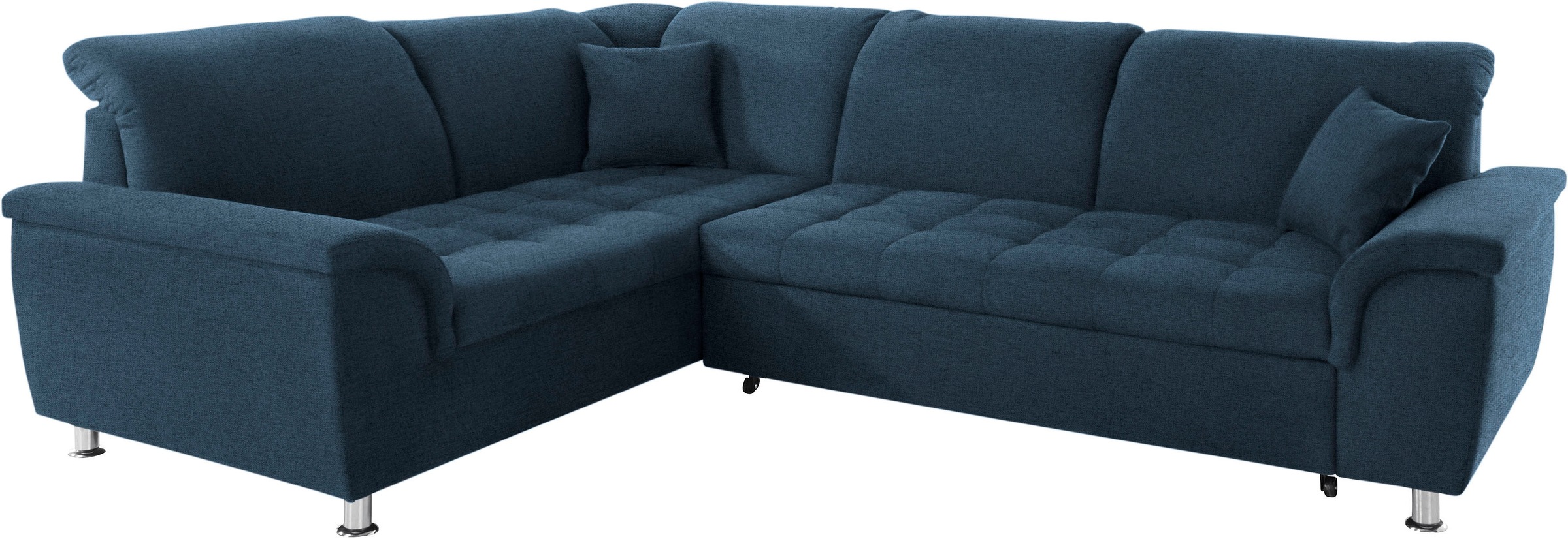 DOMO collection Ecksofa »Franzi L-Form«, wahlweise mit Kopfteilverstellung (dann Breite: 275 cm)
