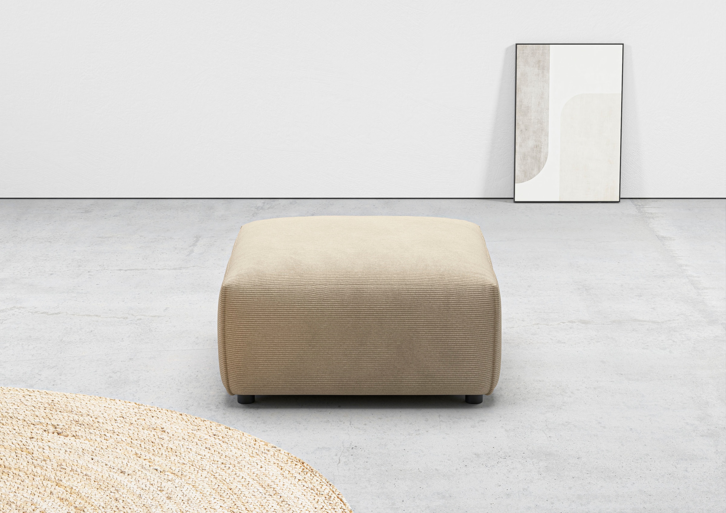 Home affaire Hocker "Glimminge auch in Breitcord, Feincord und Easy care-Bezug" passend zur Serie "Glimminge"