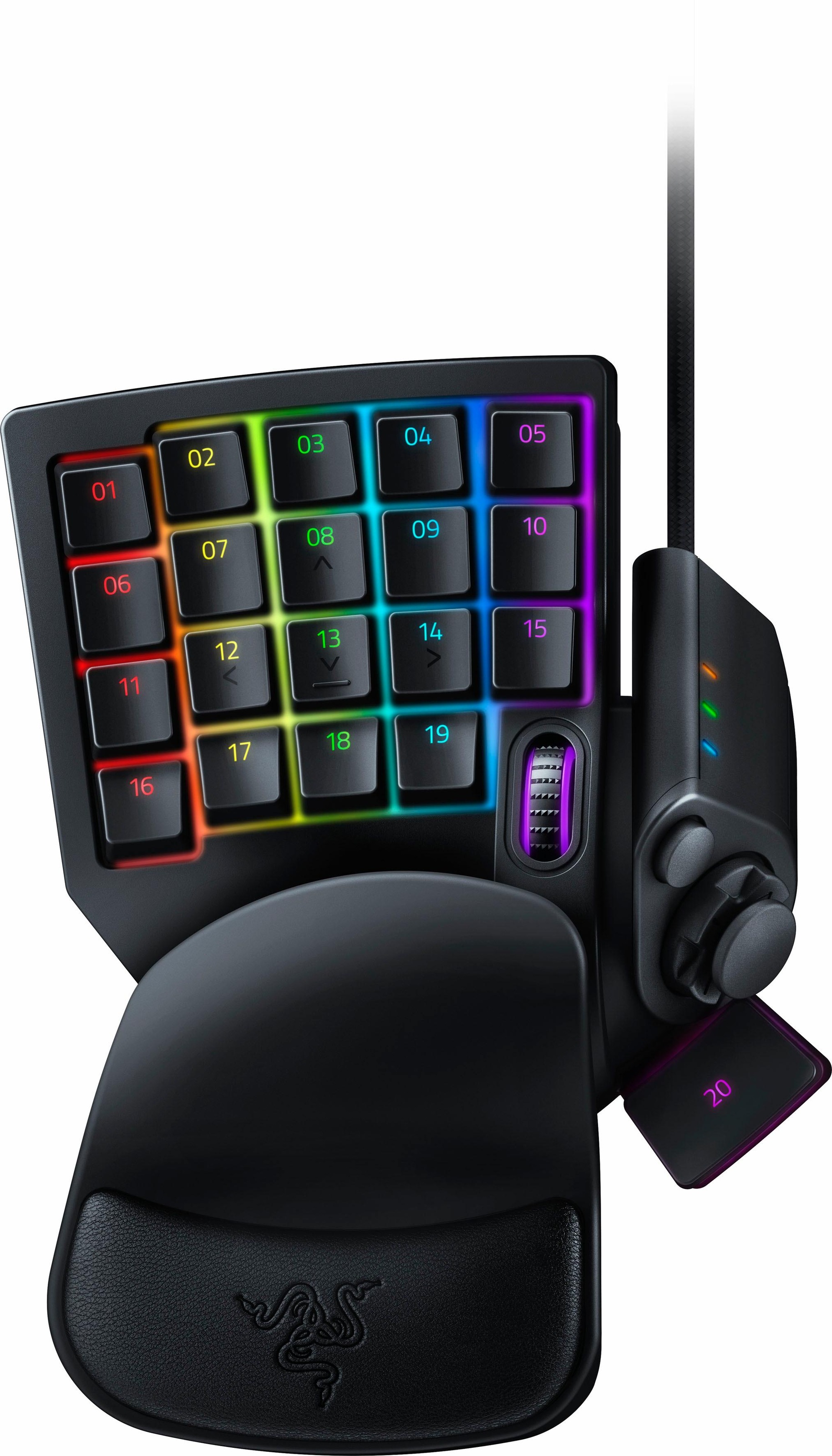 RAZER Gaming-Tastatur »Tartarus V2«, (ergonomische Form-Handgelenkauflage)