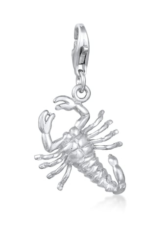 Charm-Einhänger »Anhänger Sternzeichen Skorpion Tier 925 Silber«