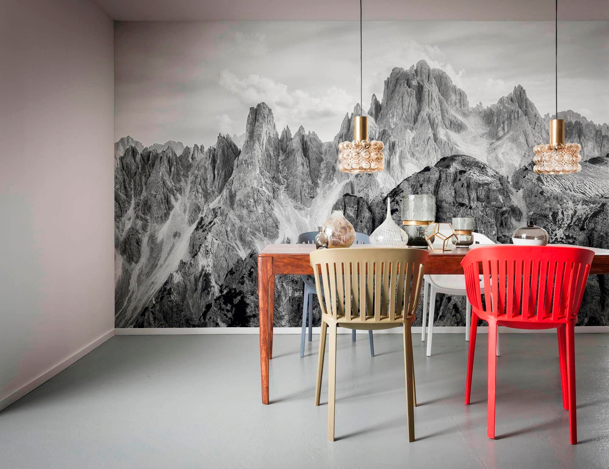 Komar Vliestapete »Digitaldruck Vlies -  Peaks - Größe 400 x 250 cm« bedruckt glatt Wohnzimmer, Schlafzimmer