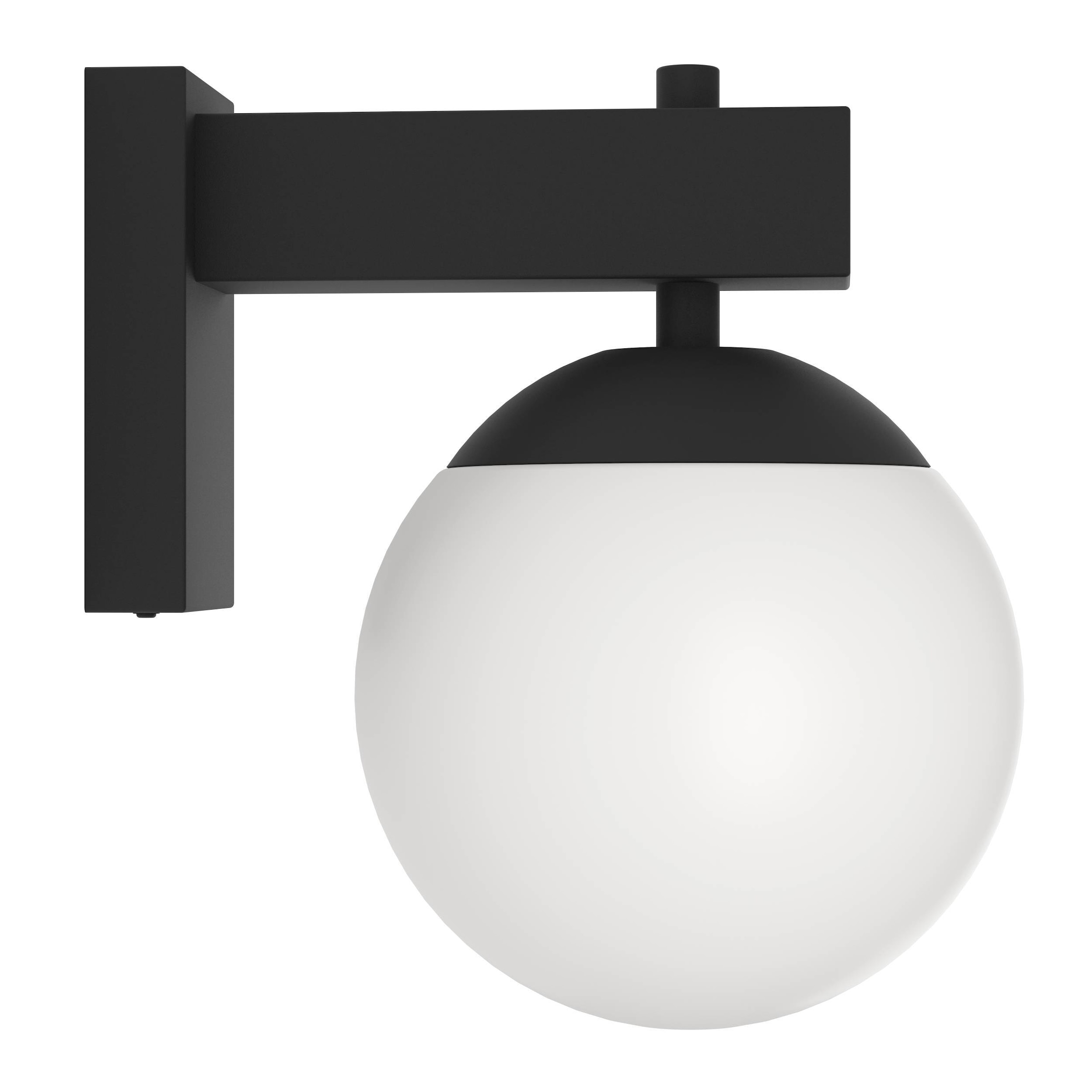EGLO Wandleuchte »Bufalata Wandlampe, Außenleuchte, Metall, Kunststoff, Kugel, E27, IP44« E27 1 Stk.