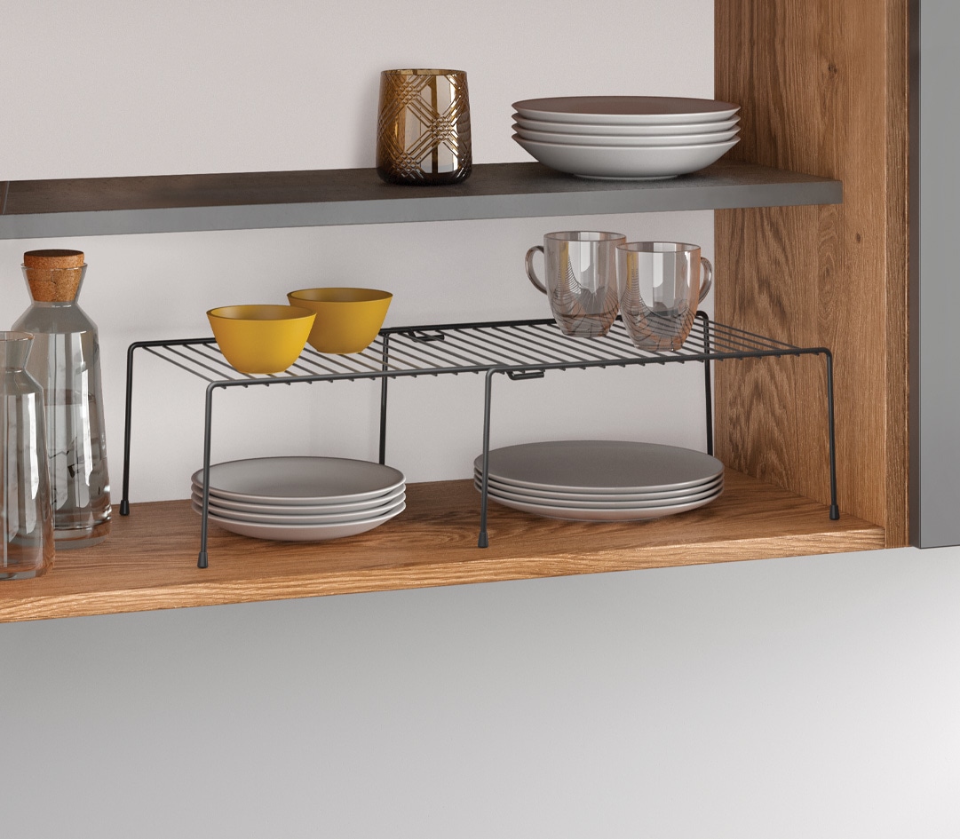 Metaltex Küchenregal »Adapto«, Schrankeinsatz, ausziehbar von 33 cm bis 57 cm