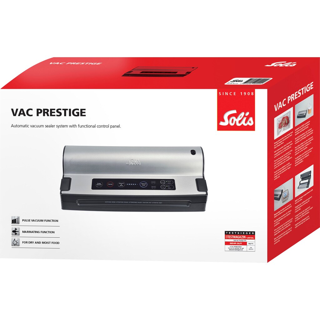 SOLIS OF SWITZERLAND Vakuumierer »Vac Prestige«