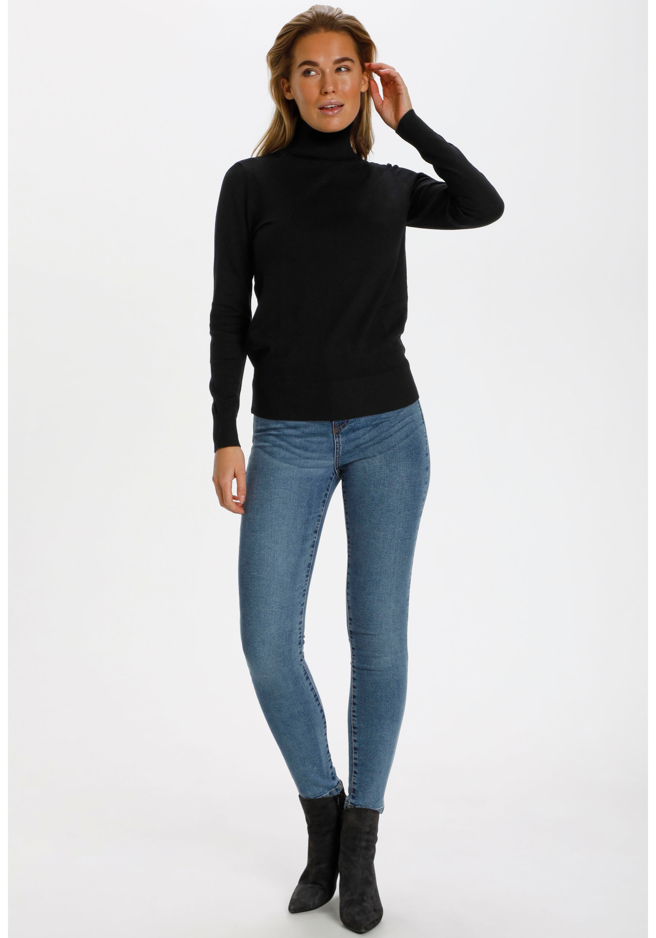 Saint Tropez Rollkragenpullover »J2046, MilaSZ Rollneck«