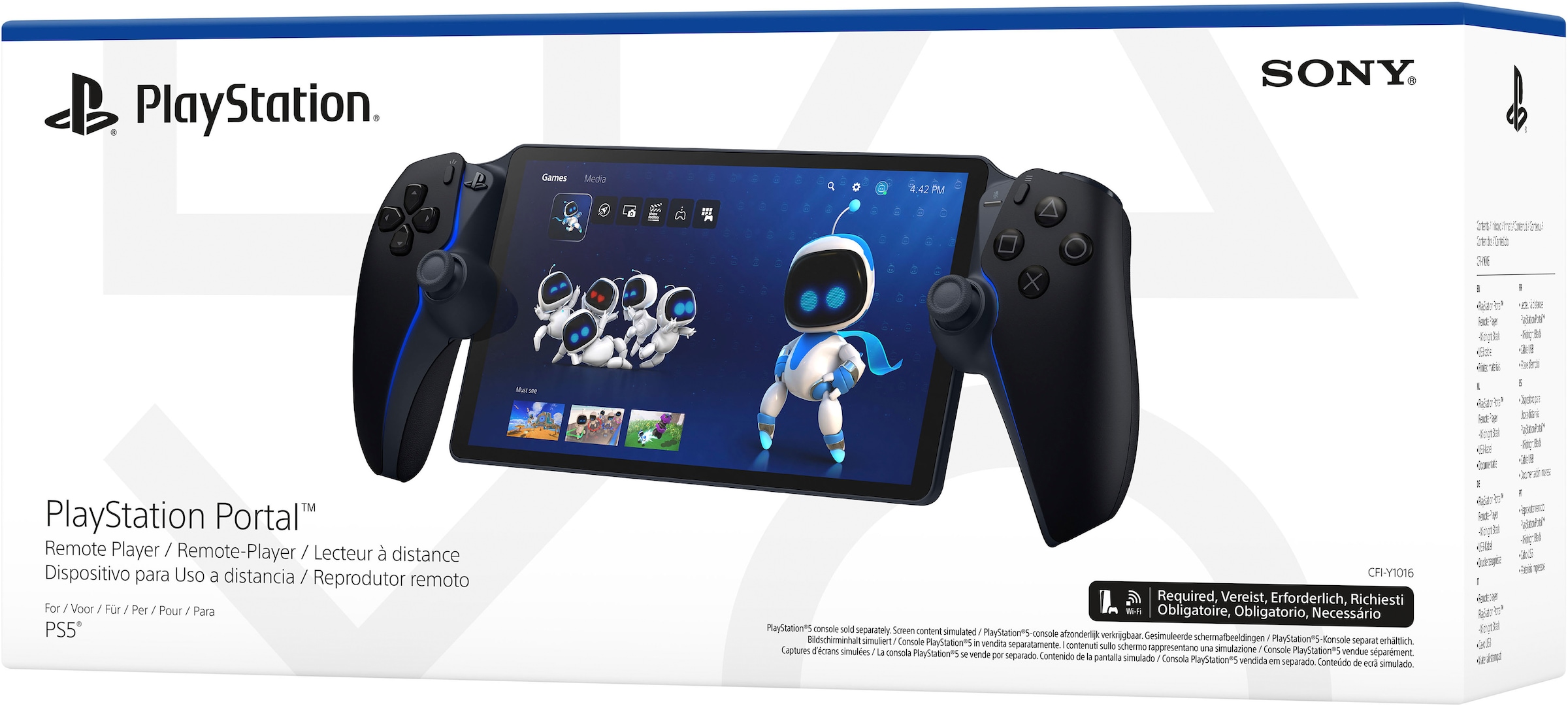 PlayStation 5 Spielekonsole »Portal Remote-Player Midnight Black«