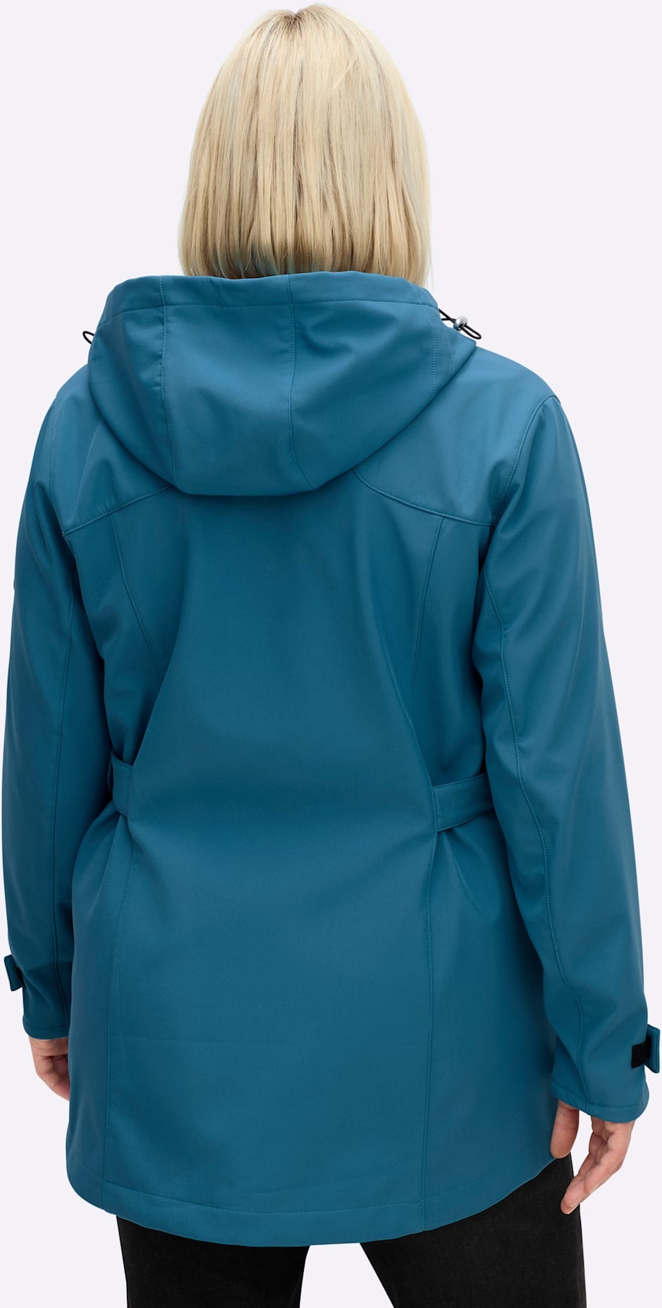 Sheego Softshelljacke, mit Kapuze