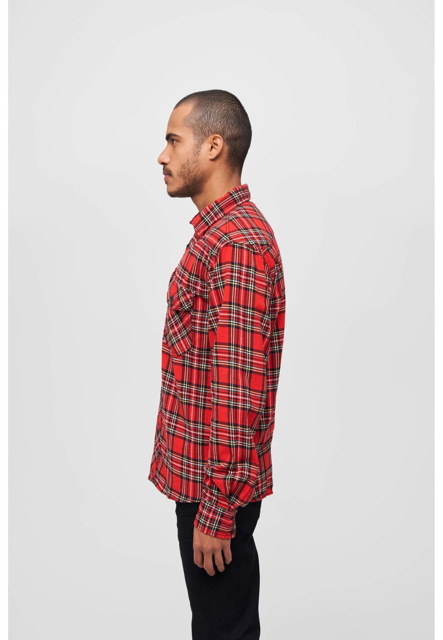 Brandit Langarmhemd »Brandit Herren Checked Shirt«, (1 tlg.)