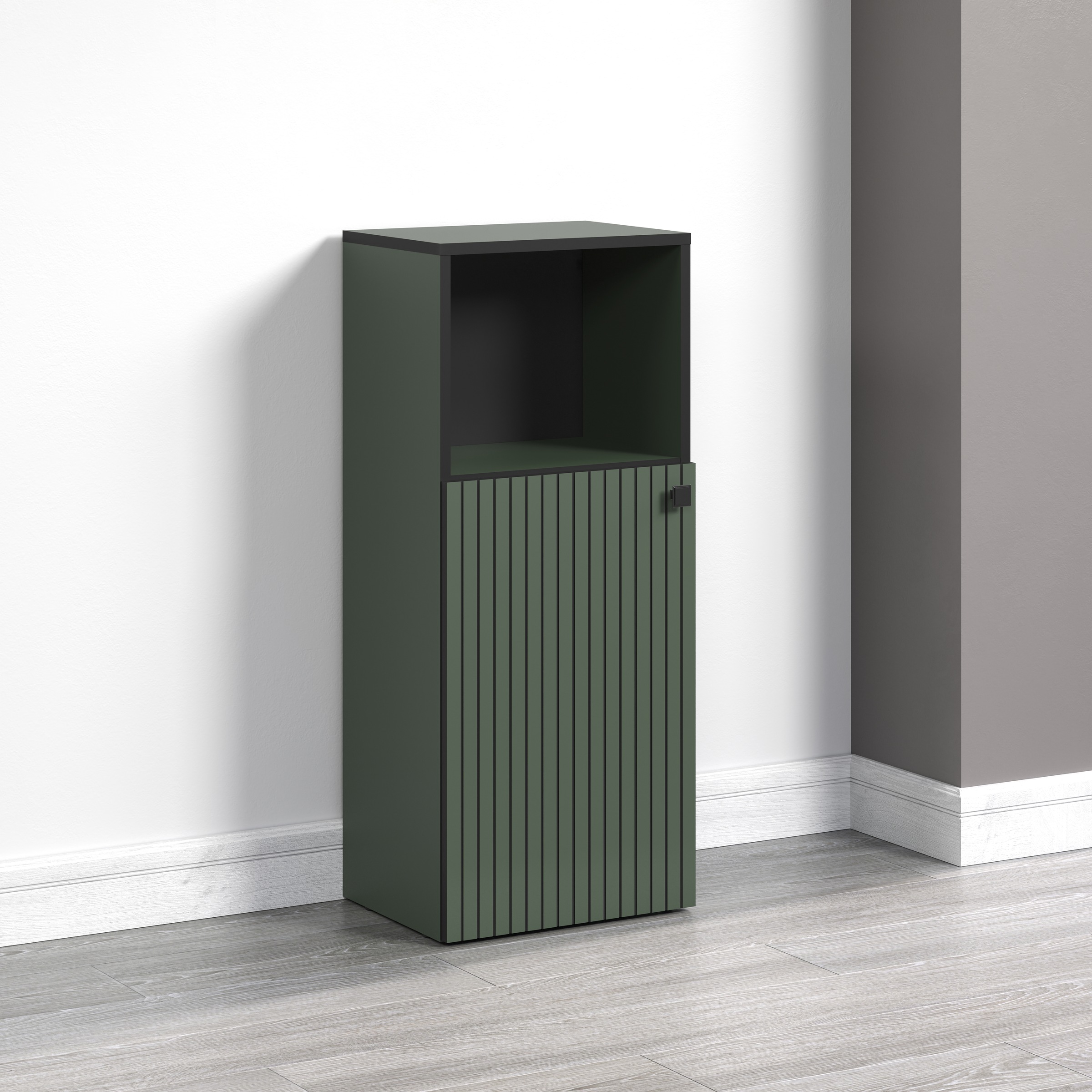 welltime Unterschrank "Amrum", (1 St.), Badschrank mit offenem Fach und Ril günstig online kaufen