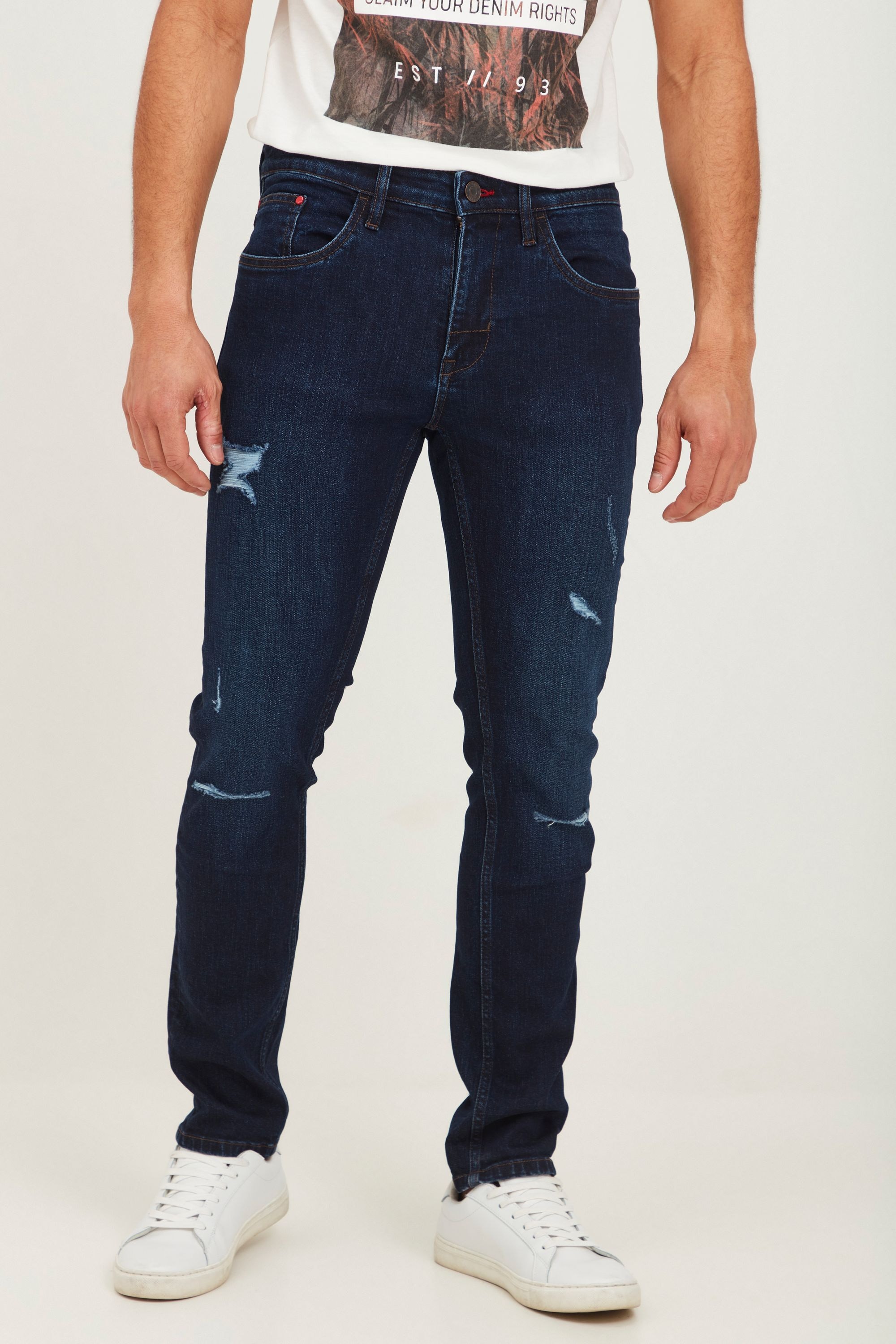 Blend 5-Pocket-Jeans "BHAverell" Klassische Slim-Fit-Jeans im 5-Pocket-Stil günstig online kaufen