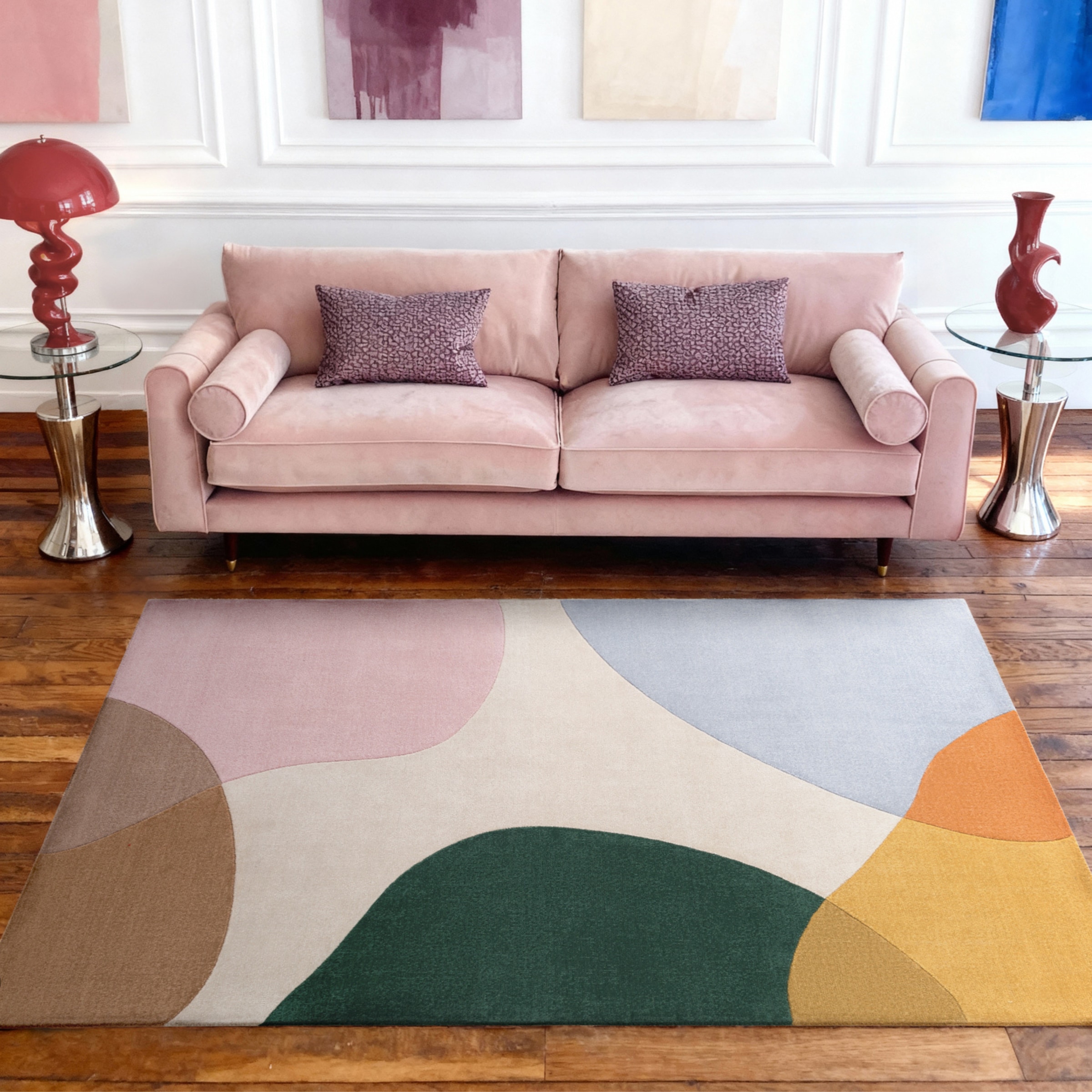 Ted Baker Wollteppich »Clarissa« rechteckig 11 mm Höhe Wolle, Abstrakt, Natur, Wohnzimmer, Schlafzimmer, Modern, Geometrisch