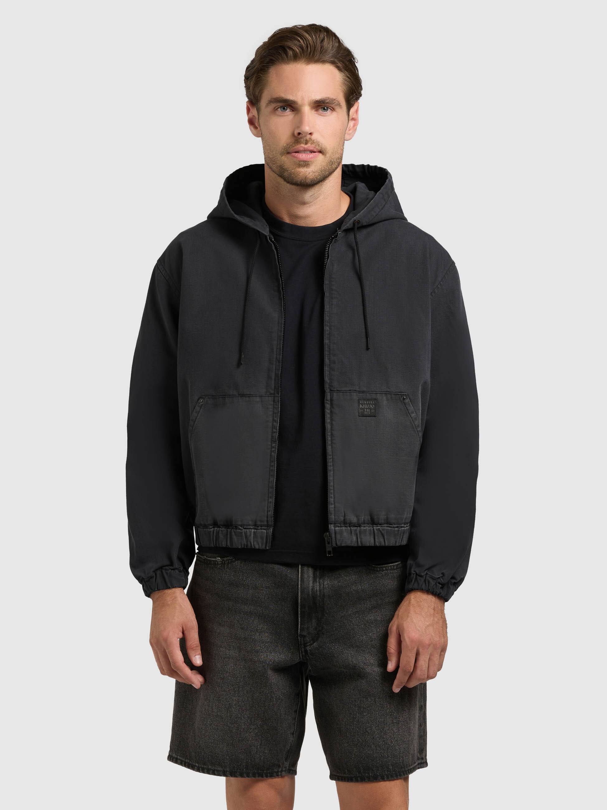 khujo Blouson "DARREL" mit Kapuze günstig online kaufen