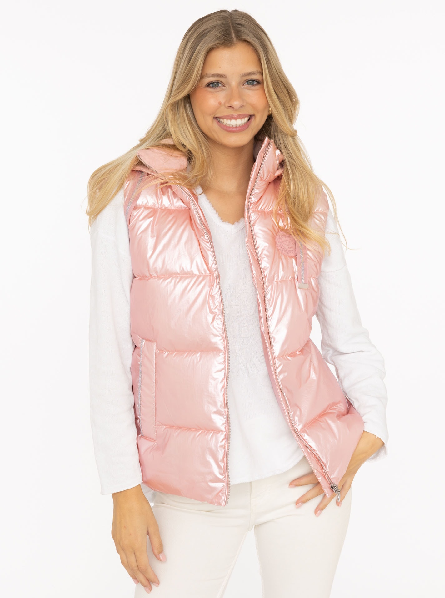 Zwillingsherz Steppweste ""Zwillingsherz"" Frontreißverschluß, Kapuze, seit günstig online kaufen