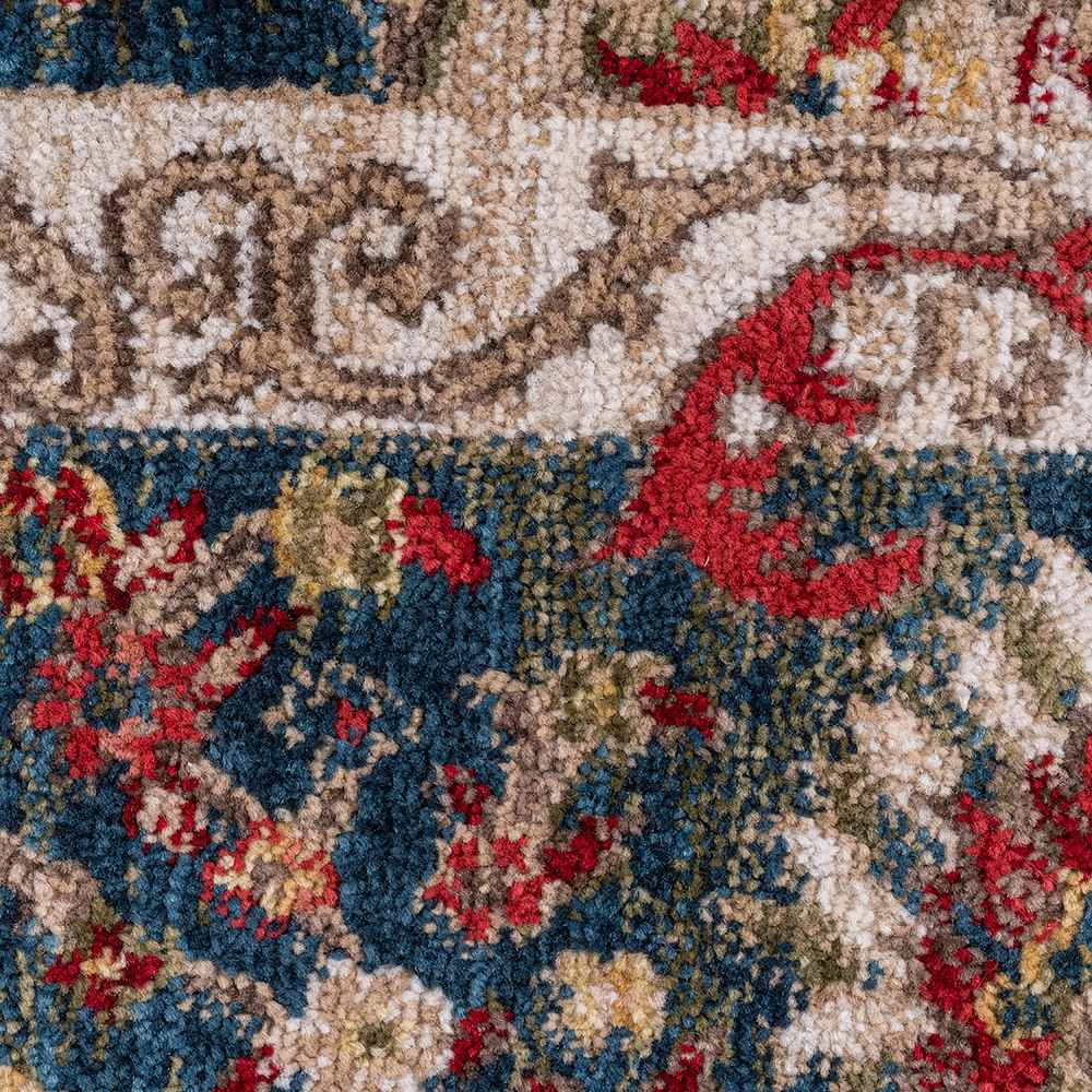 OTTO home Teppich »Molvio, mit & ohne Fransen« rechteckig 18 mm Höhe Orient-Optik, Vintage Design, weich, Wohnzimmer, Schlafzimmer