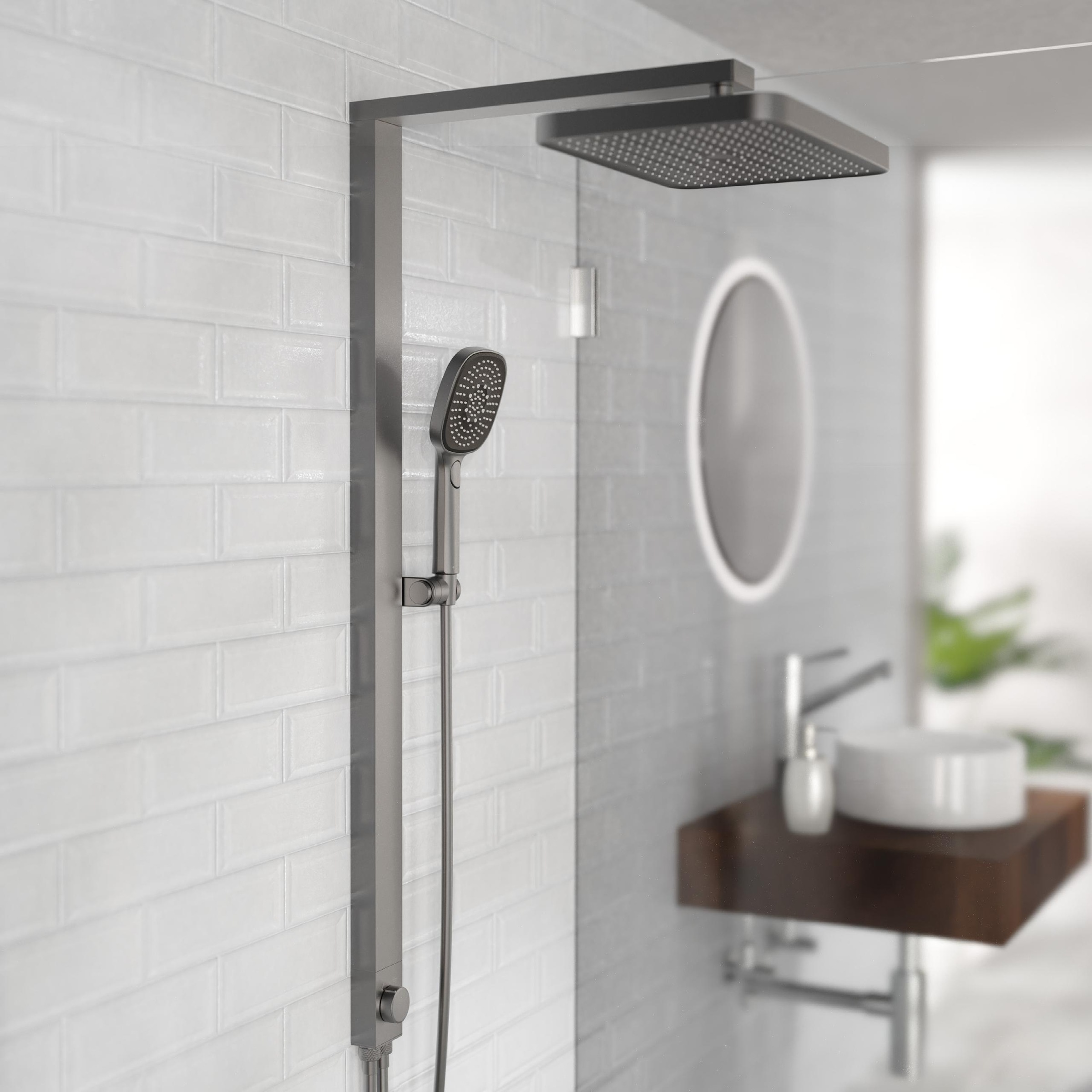 Schütte Brausegarnitur "LA PALMA" Komplett-Set, Regendusche, mit Antikalk-B günstig online kaufen