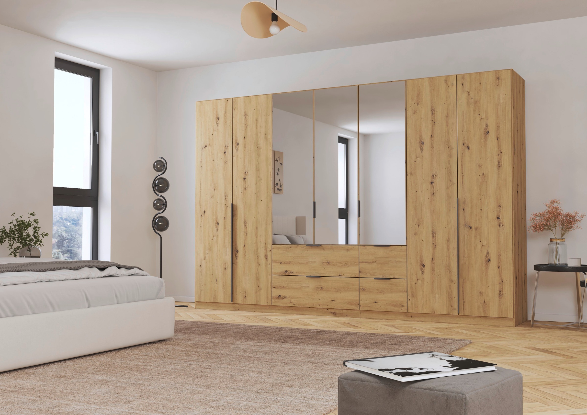 rauch Drehtürenschrank "Kleiderschrank Schrank Garderobe AGORDO mit Dekor- günstig online kaufen