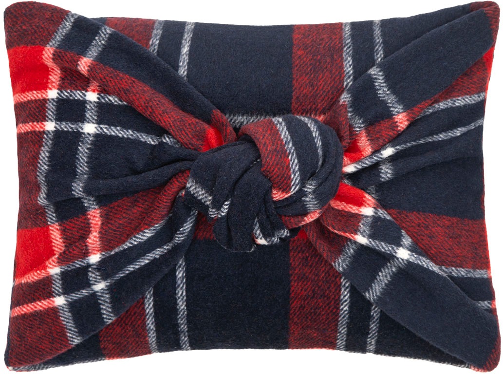 PAD Dekokissen "TARTAN BOW, Made in Europe" Kissenhülle ohne Füllung, Karo- günstig online kaufen