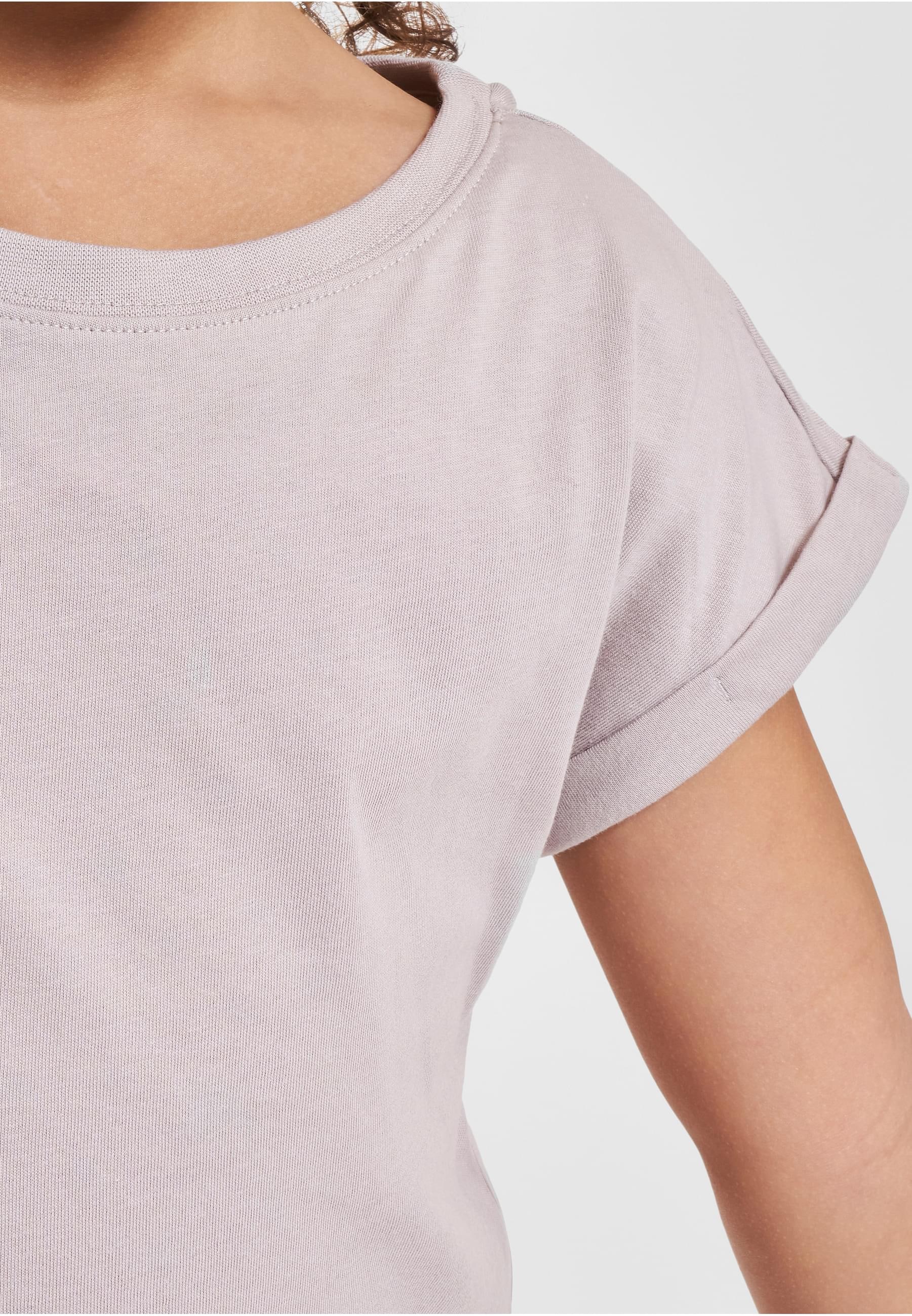 URBAN CLASSICS T-Shirt »Urban Classics Damen Girls Organic Extended Shoulder Tee«, (1 tlg.)