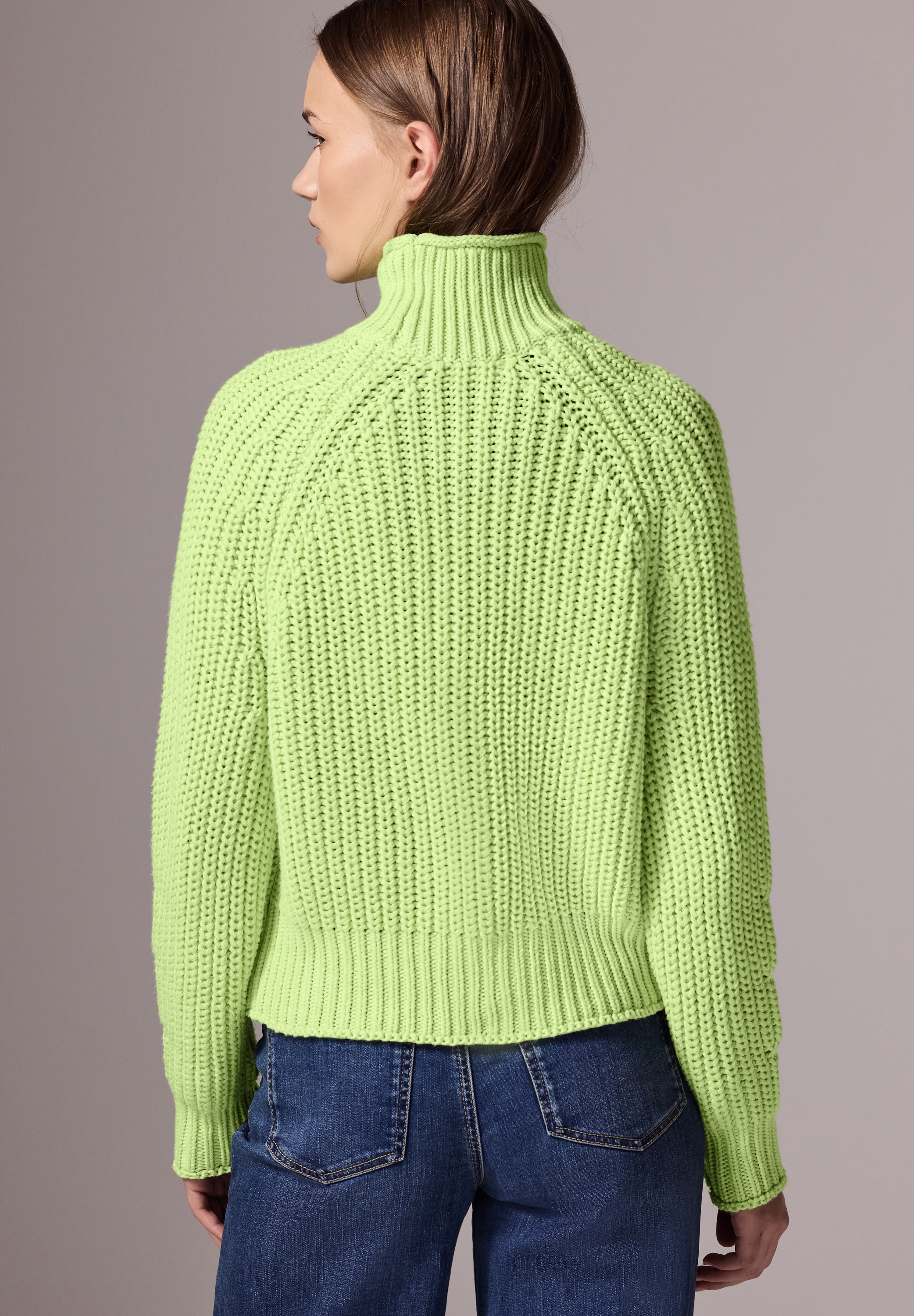 STREET ONE STUDIO Strickpullover, im soften Baumwoll-Mix