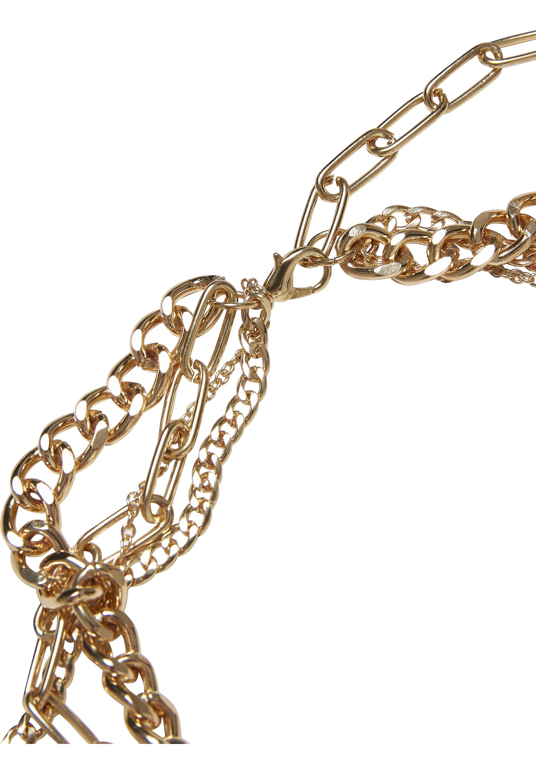 URBAN CLASSICS Edelstahlkette »Urban Classics Unisex Penumbra Layering Necklace«